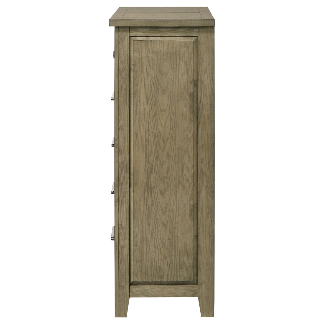  Coaster Furniture Hazlewood 207535 5-drawer Bedroom Chest - Vineyard Oak IMAGE 1