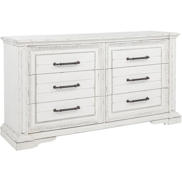  Coaster Furniture McKinney 215873 6-drawer Bedroom Dresser Cabinet - Vintage White IMAGE 1