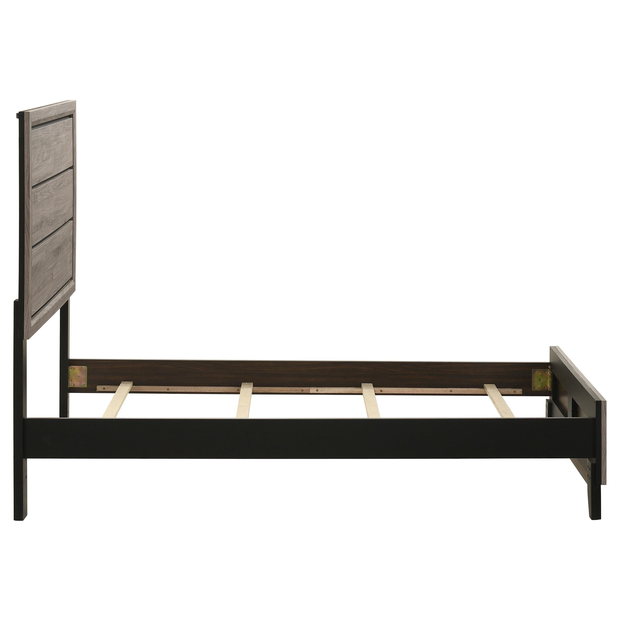  Coaster Furniture Valen 215911T Wood Twin Panel Bed - Light Taupe IMAGE 5