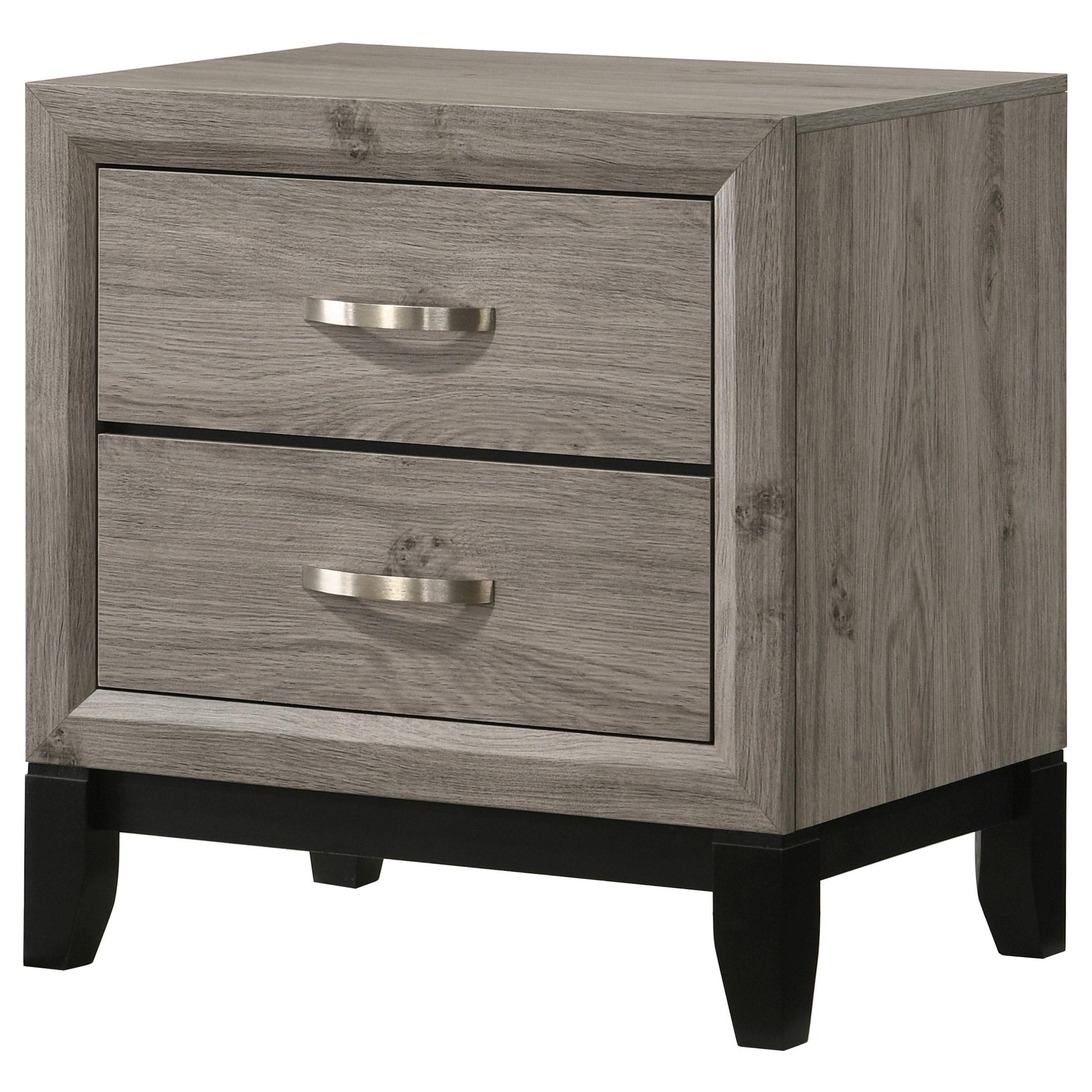  Coaster Furniture Valen 215912 2-drawer Nightstand Bedside Table - Light Taupe IMAGE 11