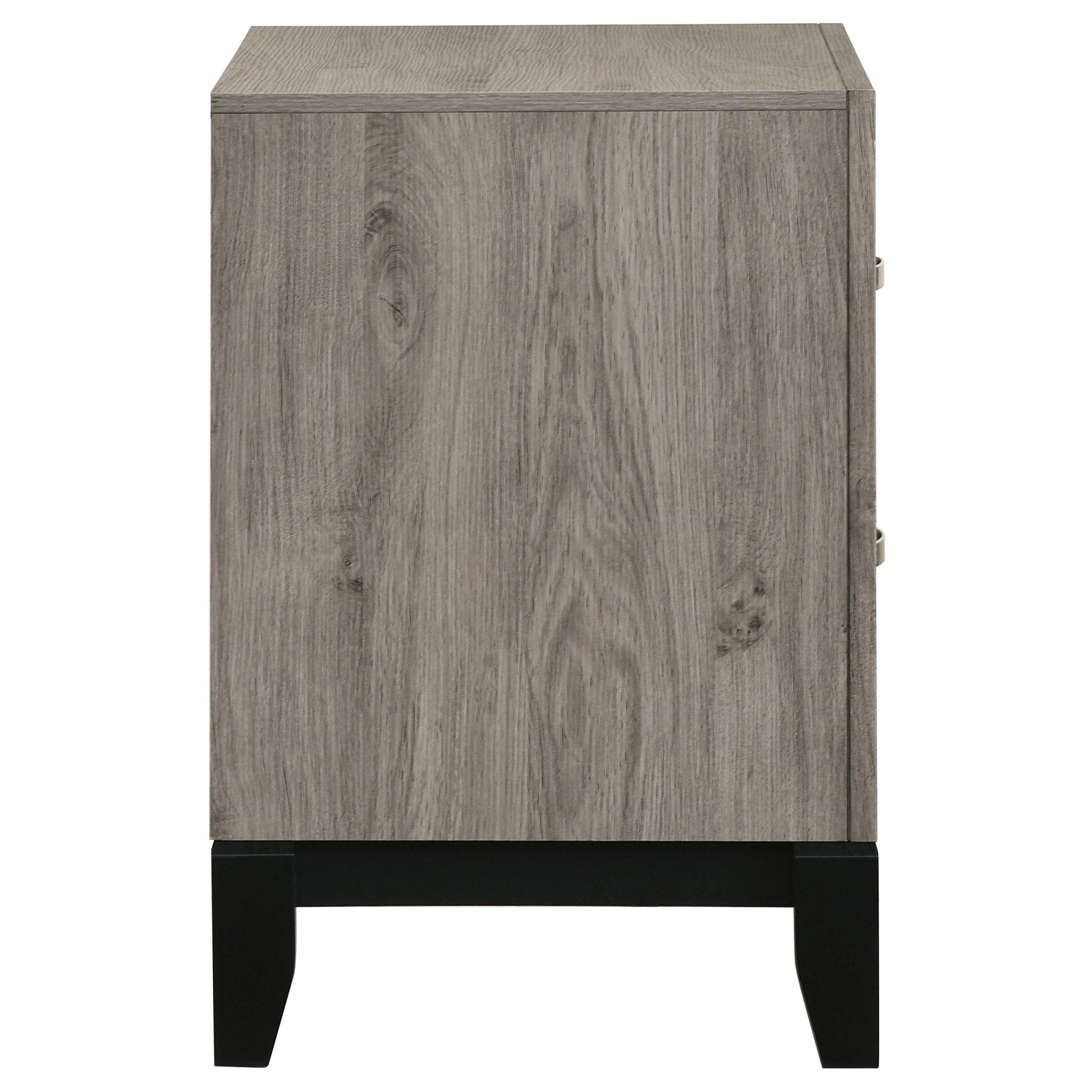  Coaster Furniture Valen 215912 2-drawer Nightstand Bedside Table - Light Taupe IMAGE 4