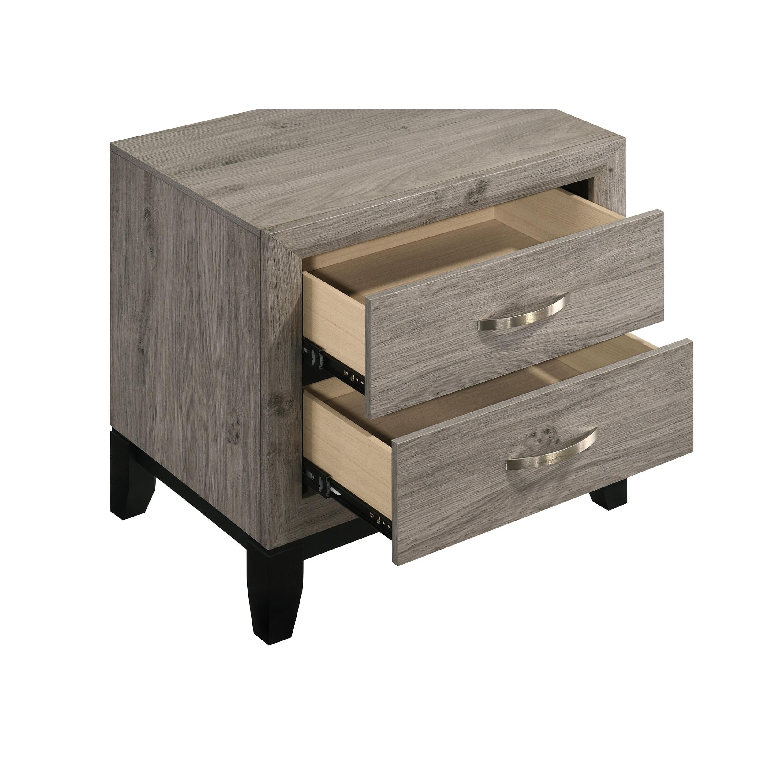  Coaster Furniture Valen 215912 2-drawer Nightstand Bedside Table - Light Taupe IMAGE 5
