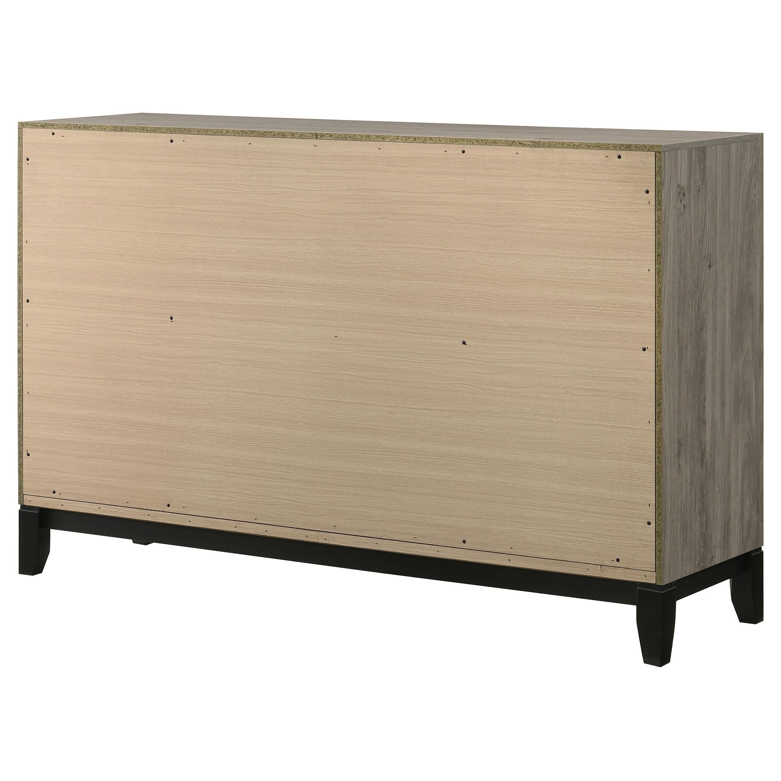  Coaster Furniture Valen 215913 6-drawer Bedroom Dresser Cabinet - Light Taupe IMAGE 11