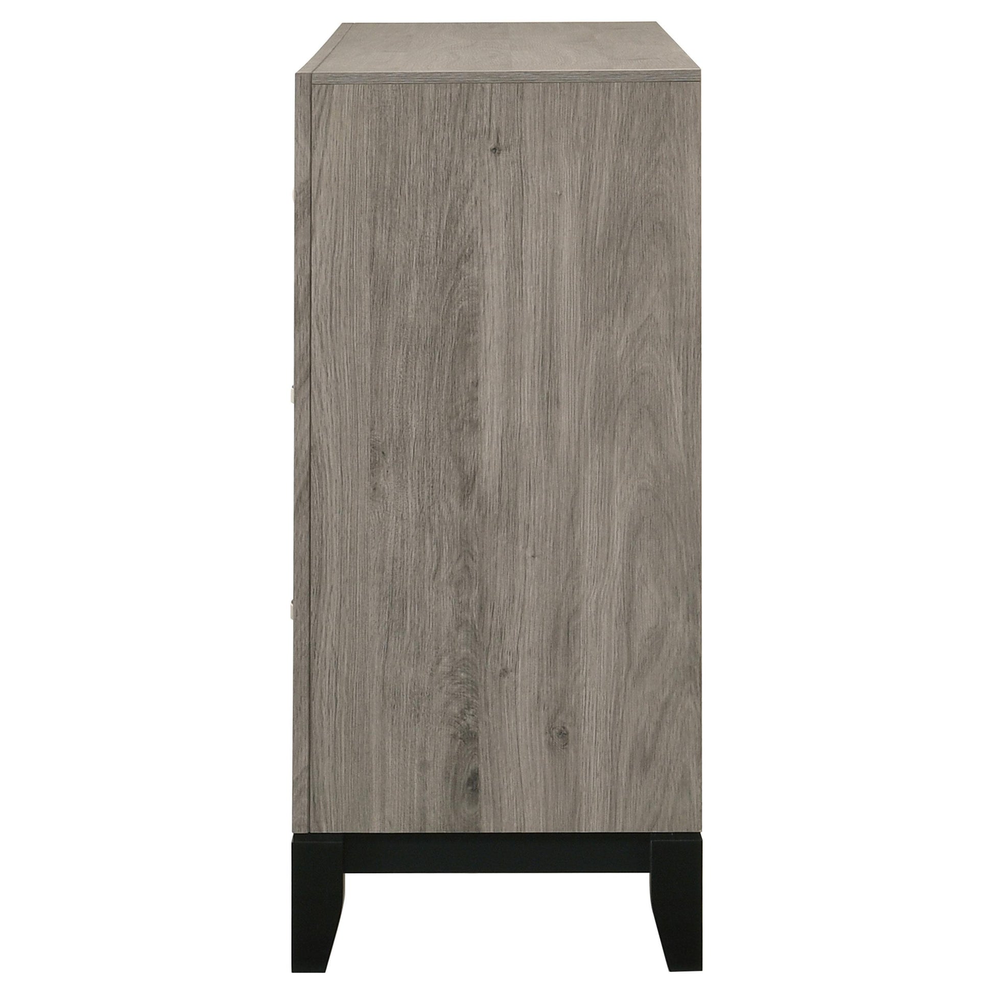  Coaster Furniture Valen 215913 6-drawer Bedroom Dresser Cabinet - Light Taupe IMAGE 4