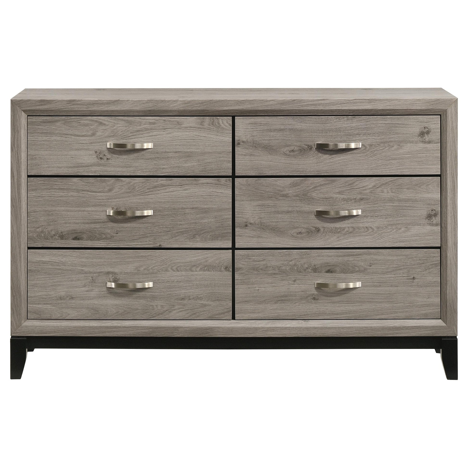  Coaster Furniture Valen 215913 6-drawer Bedroom Dresser Cabinet - Light Taupe IMAGE 7