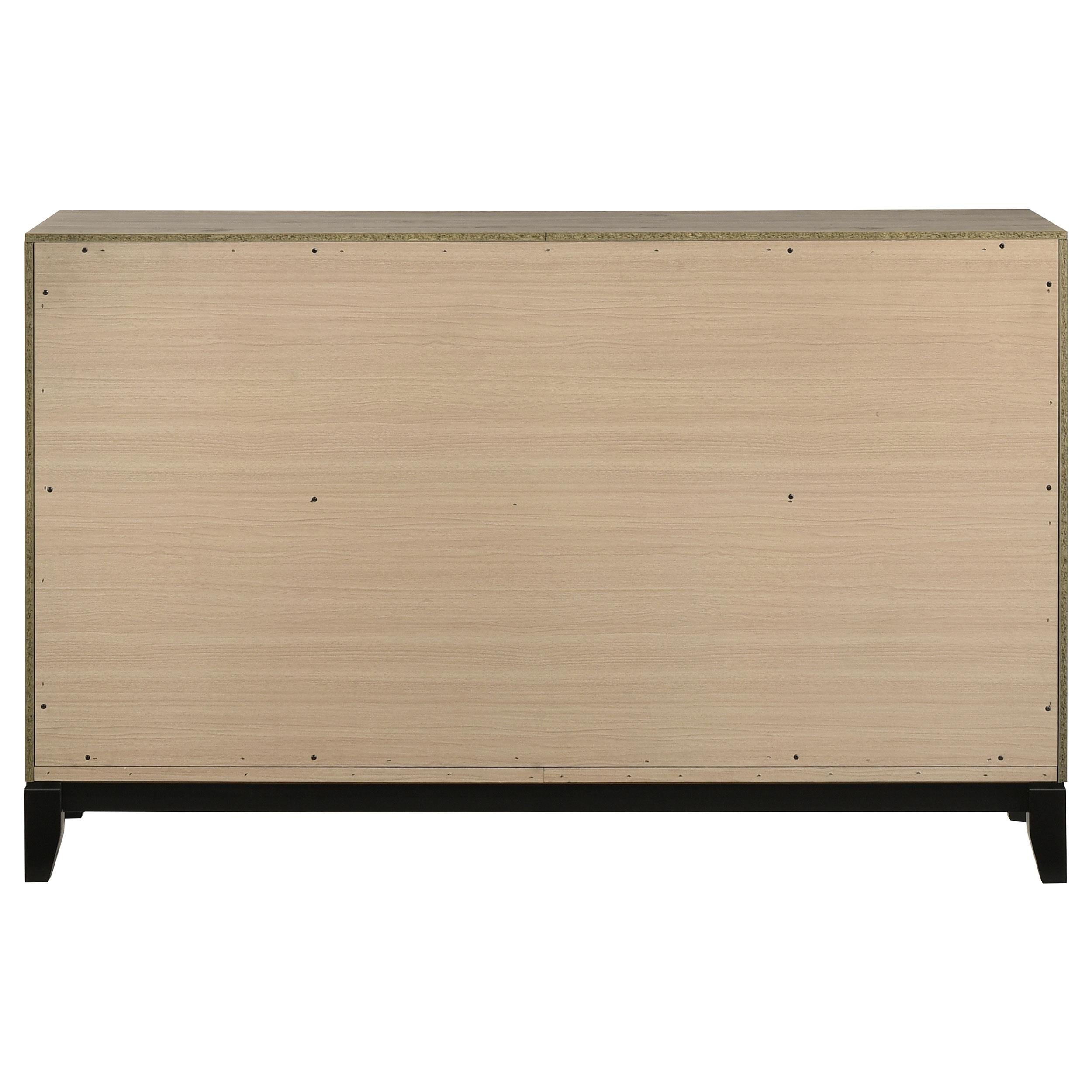  Coaster Furniture Valen 215913 6-drawer Bedroom Dresser Cabinet - Light Taupe IMAGE 8