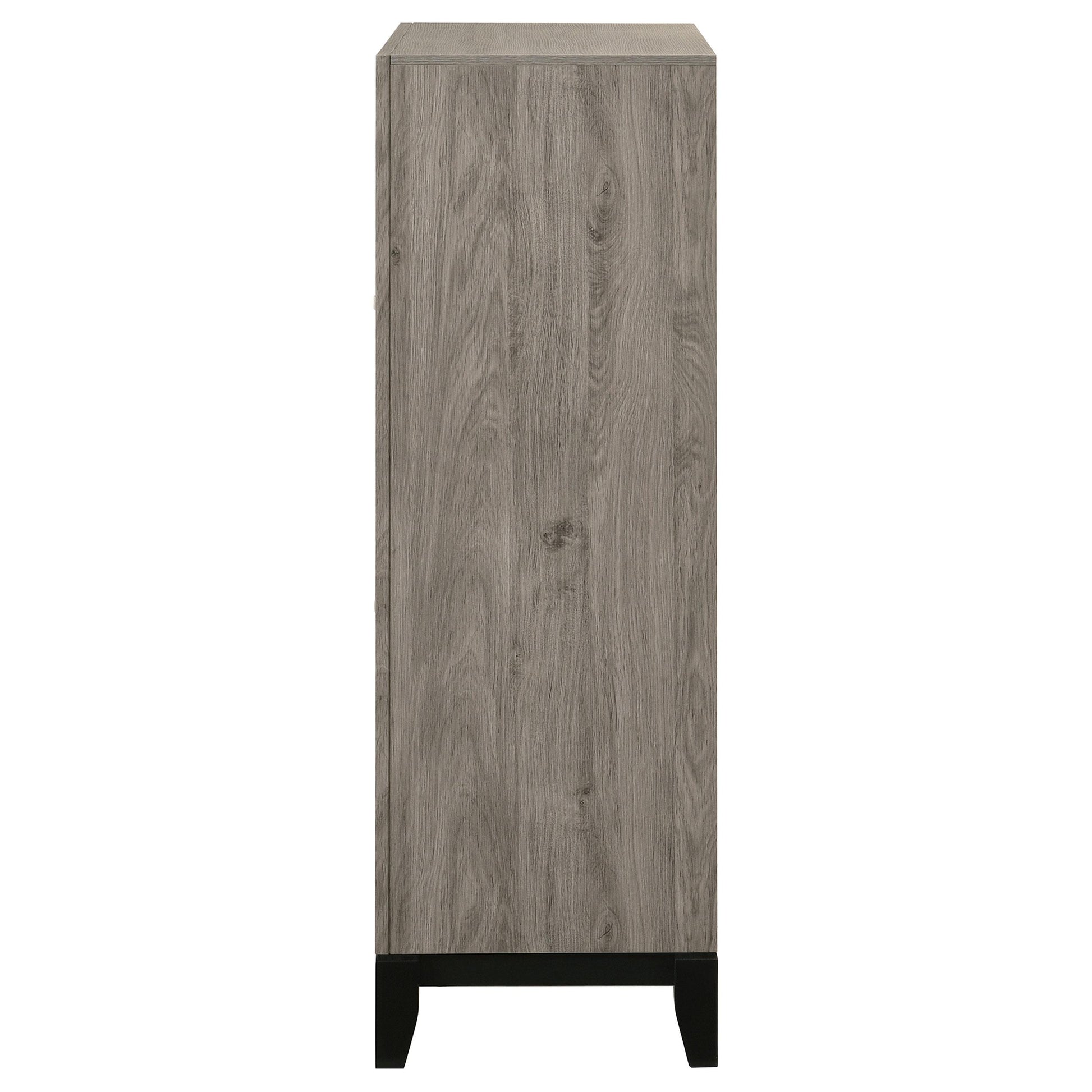  Coaster Furniture Valen 215915 5-drawer Bedroom Chest - Light Taupe IMAGE 2