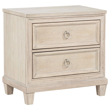  Coaster Furniture Pembroke 215922 2-drawer Nightstand Bedside Table - Washed Oak IMAGE 1
