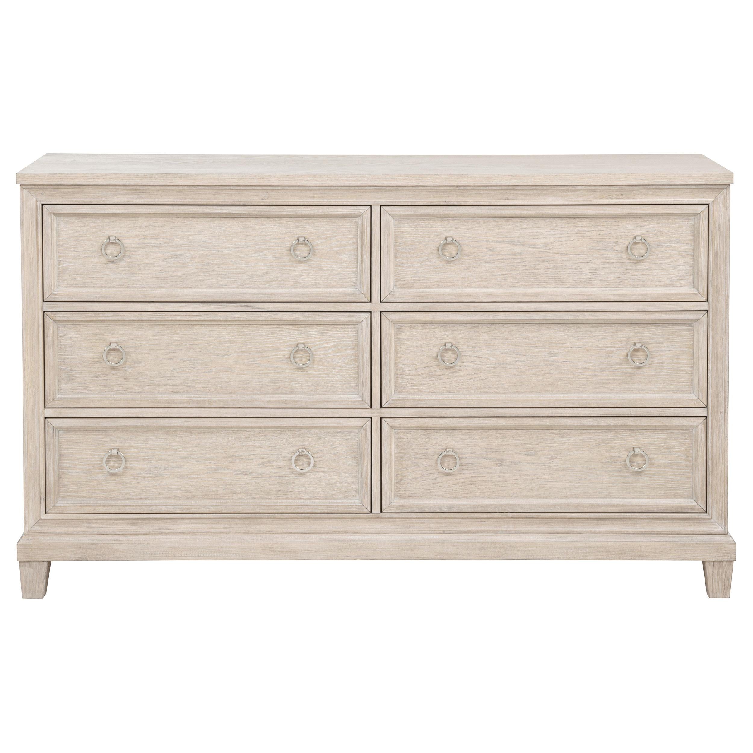  Coaster Furniture Pembroke 215923 6-drawer Bedroom Dresser Cabinet - Washed Oak IMAGE 14
