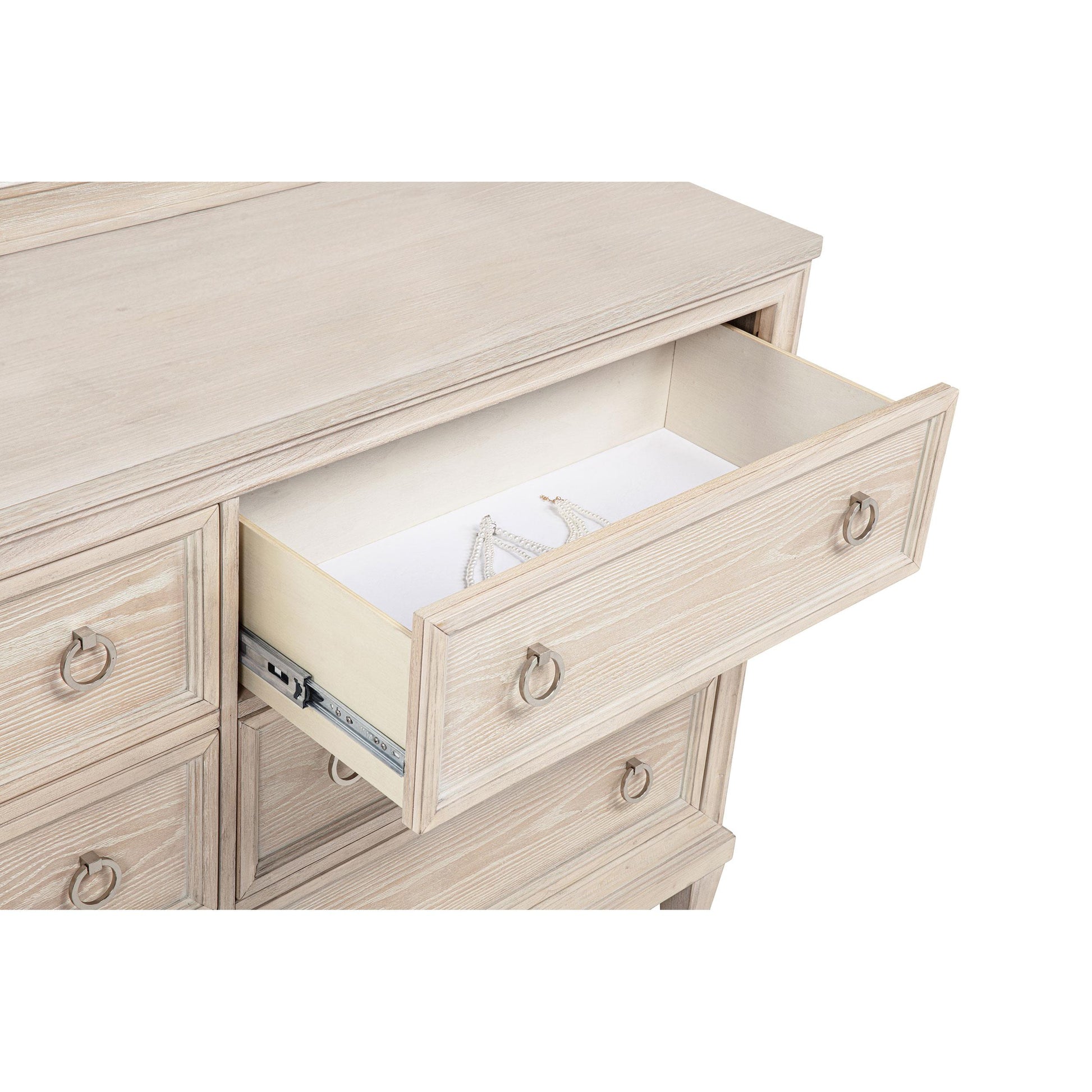 Coaster Furniture Pembroke 215923 6-drawer Bedroom Dresser Cabinet - Washed Oak IMAGE 3