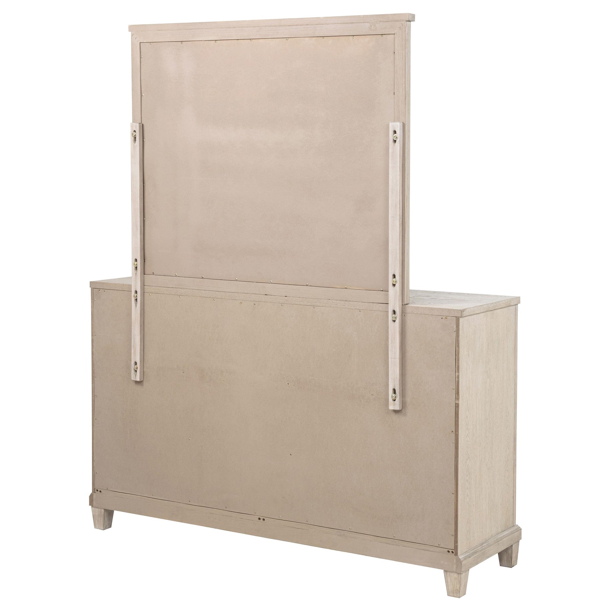  Coaster Furniture Pembroke 215923M 6-drawer Bedroom Dresser with Mirror - Washed Oak IMAGE 9