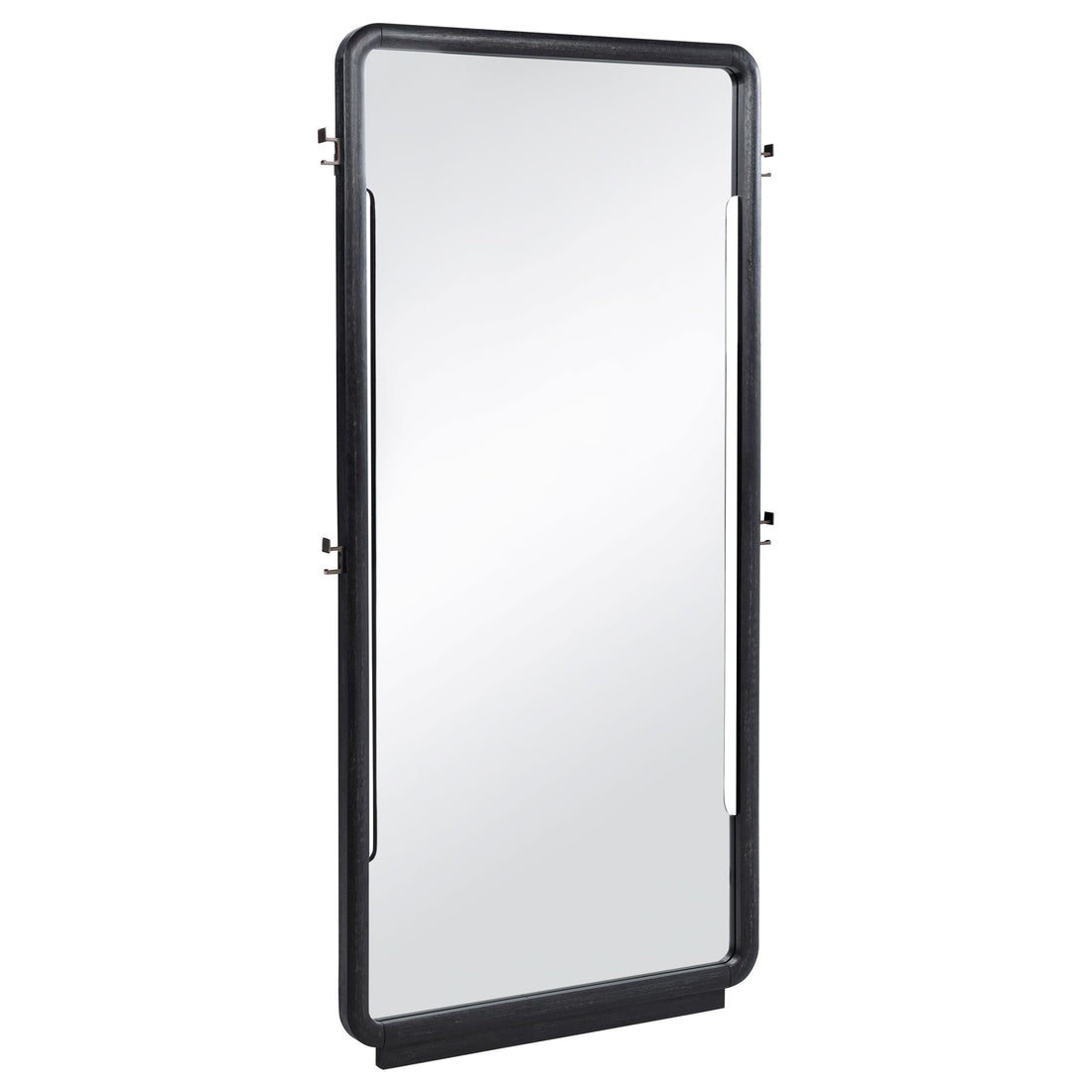  Coaster Furniture Leandro 222498 76-inch Full Length Floor Mirror - Burnished Black IMAGE 1