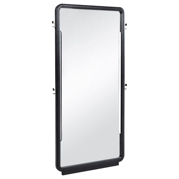  Coaster Furniture Leandro 222498 76-inch Full Length Floor Mirror - Burnished Black IMAGE 1