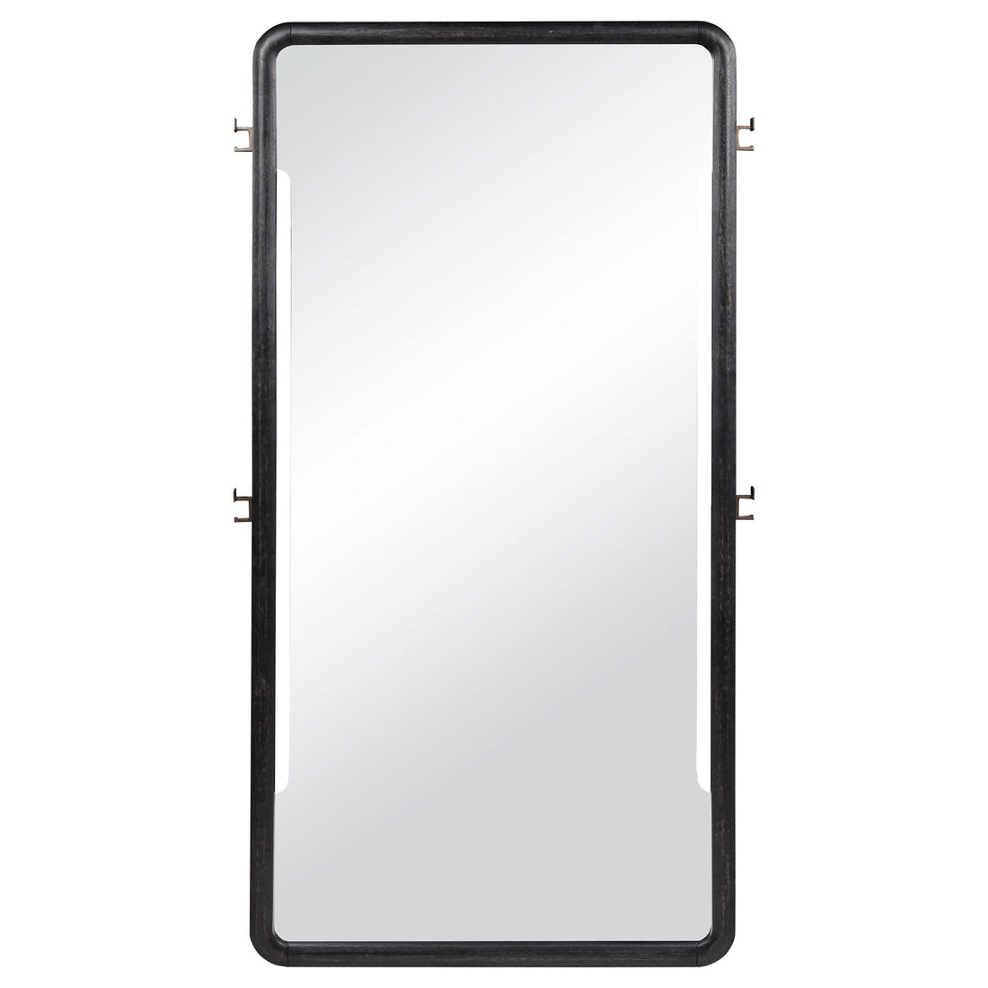  Coaster Furniture Leandro 222498 76-inch Full Length Floor Mirror - Burnished Black IMAGE 1