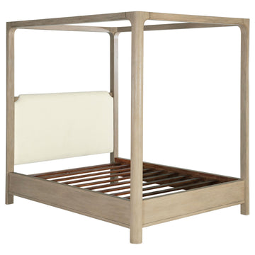  Coaster Furniture Solano 222520KE 85-inch Eastern King Canopy Bed - Weathered Mango IMAGE 1