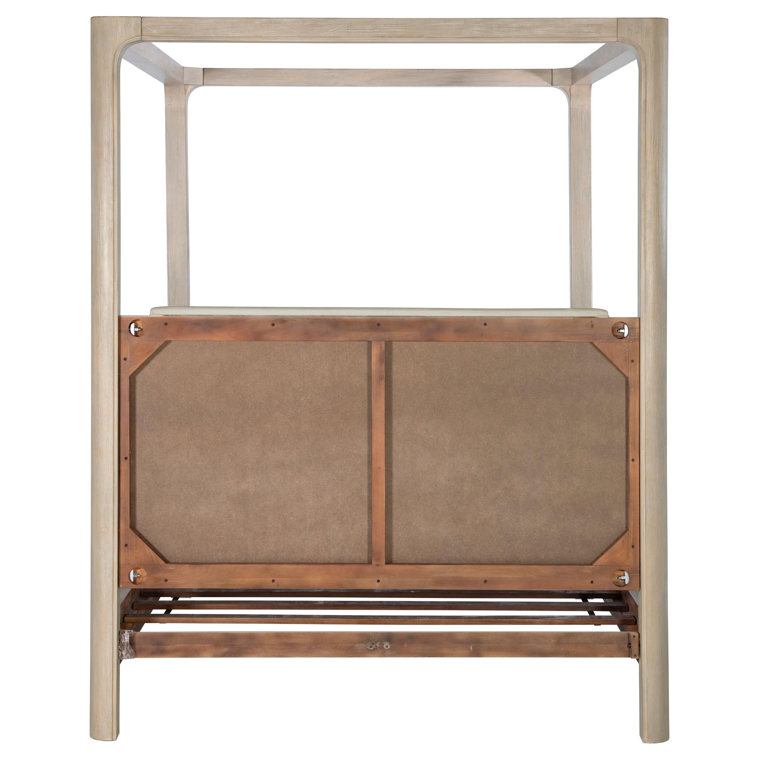  Coaster Furniture Solano 222520KE 85-inch Eastern King Canopy Bed - Weathered Mango IMAGE 6