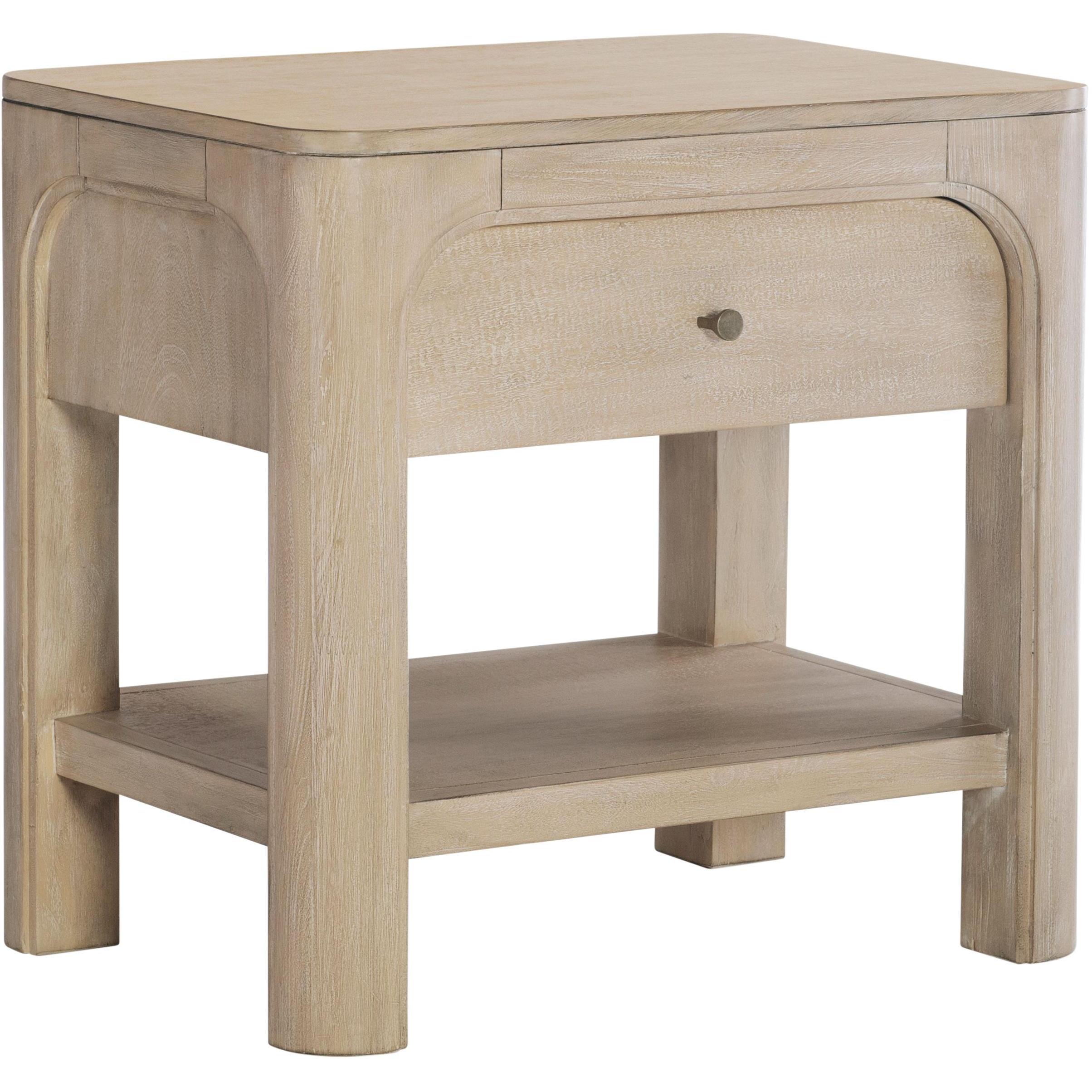  Coaster Furniture Solano 222522 1-drawer Nightstand Bedside Table - Weathered Mango IMAGE 1
