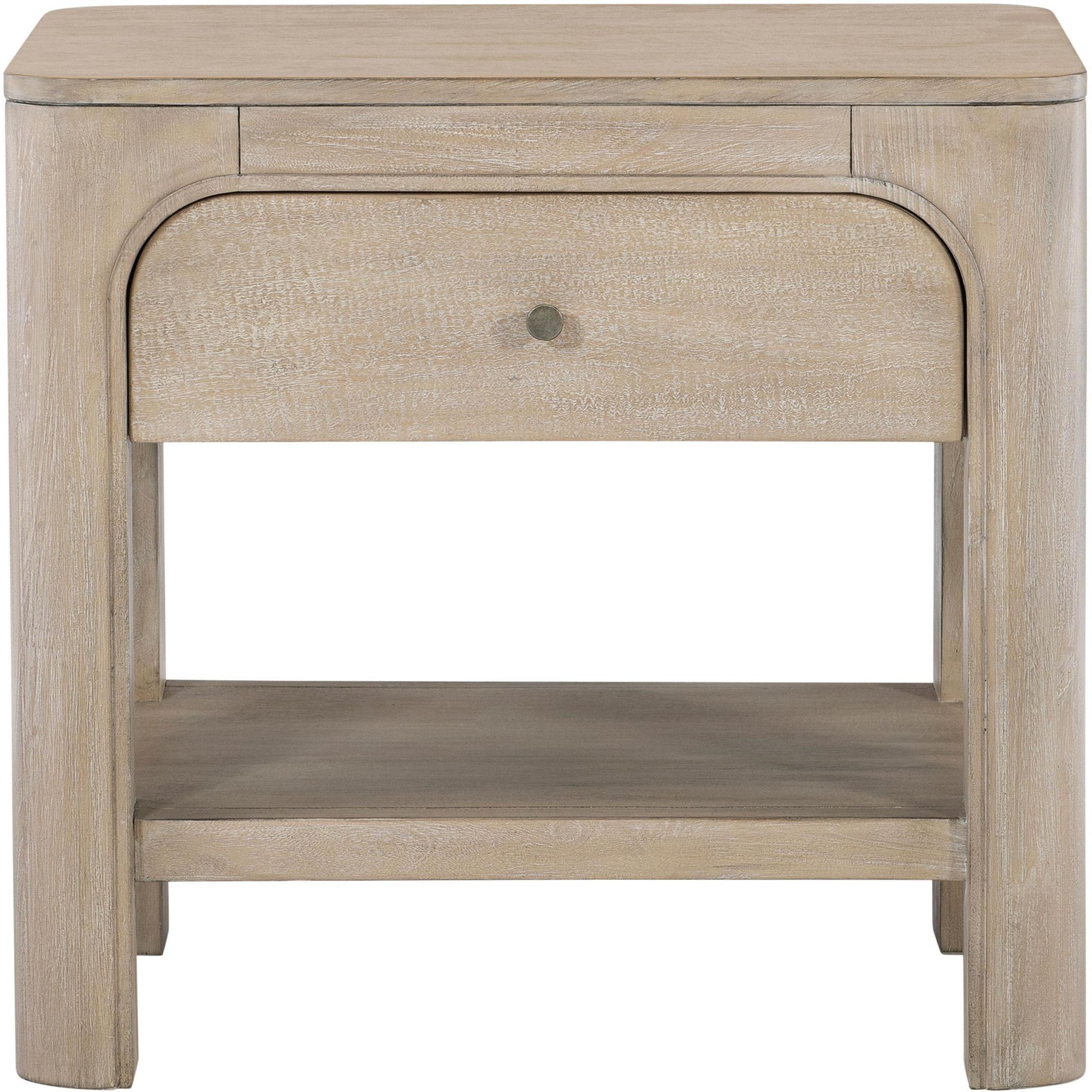  Coaster Furniture Solano 222522 1-drawer Nightstand Bedside Table - Weathered Mango IMAGE 3