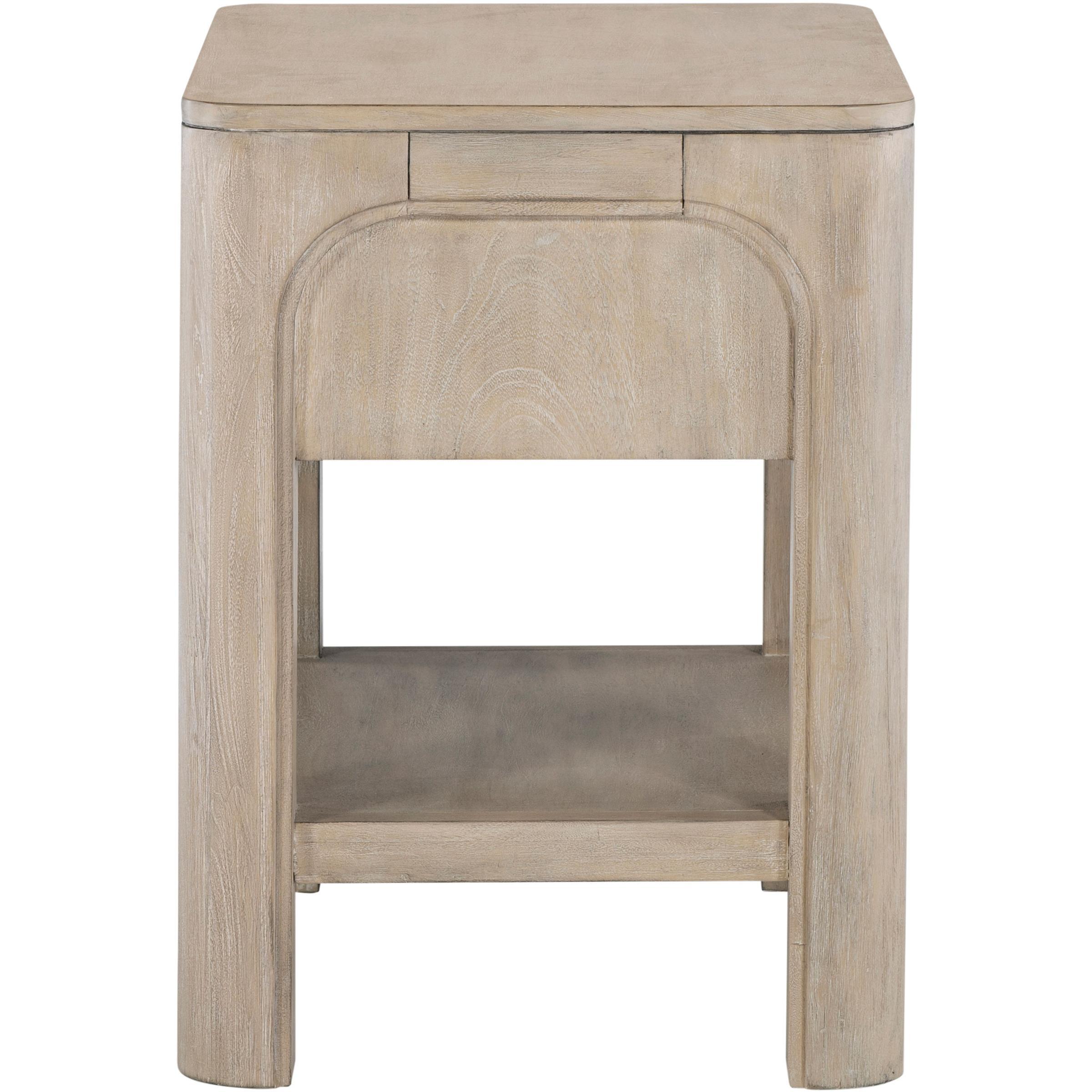  Coaster Furniture Solano 222522 1-drawer Nightstand Bedside Table - Weathered Mango IMAGE 5