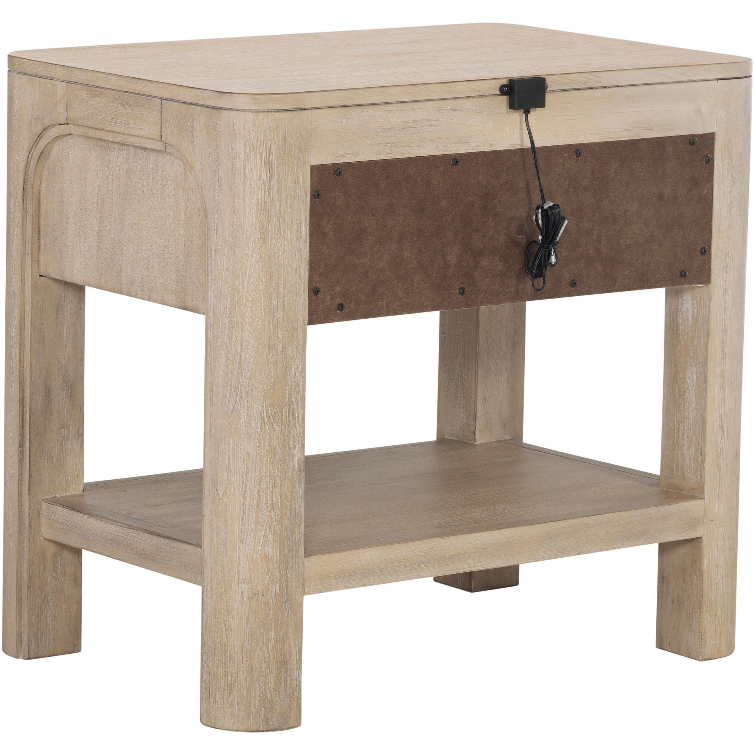  Coaster Furniture Solano 222522 1-drawer Nightstand Bedside Table - Weathered Mango IMAGE 6