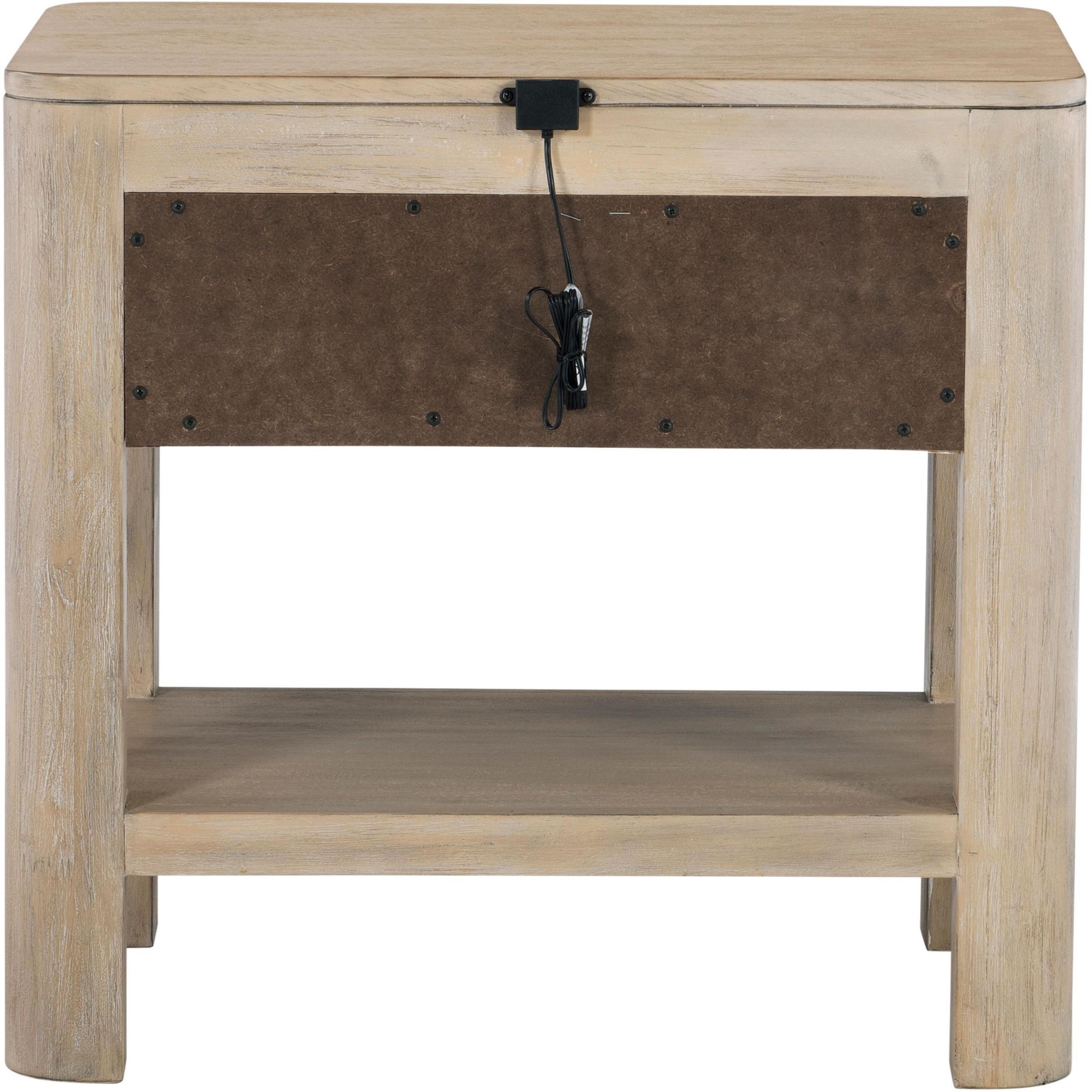  Coaster Furniture Solano 222522 1-drawer Nightstand Bedside Table - Weathered Mango IMAGE 7