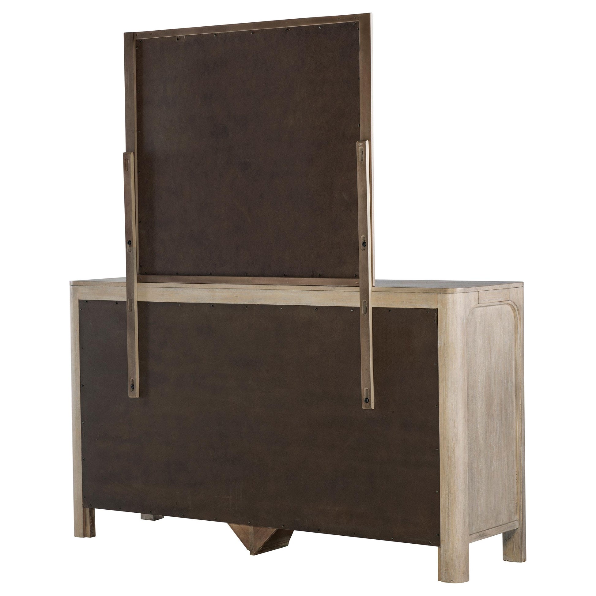  Coaster Furniture Solano 222523M 9-drawer Bedroom Dresser with Mirror - Weathered Mango IMAGE 7