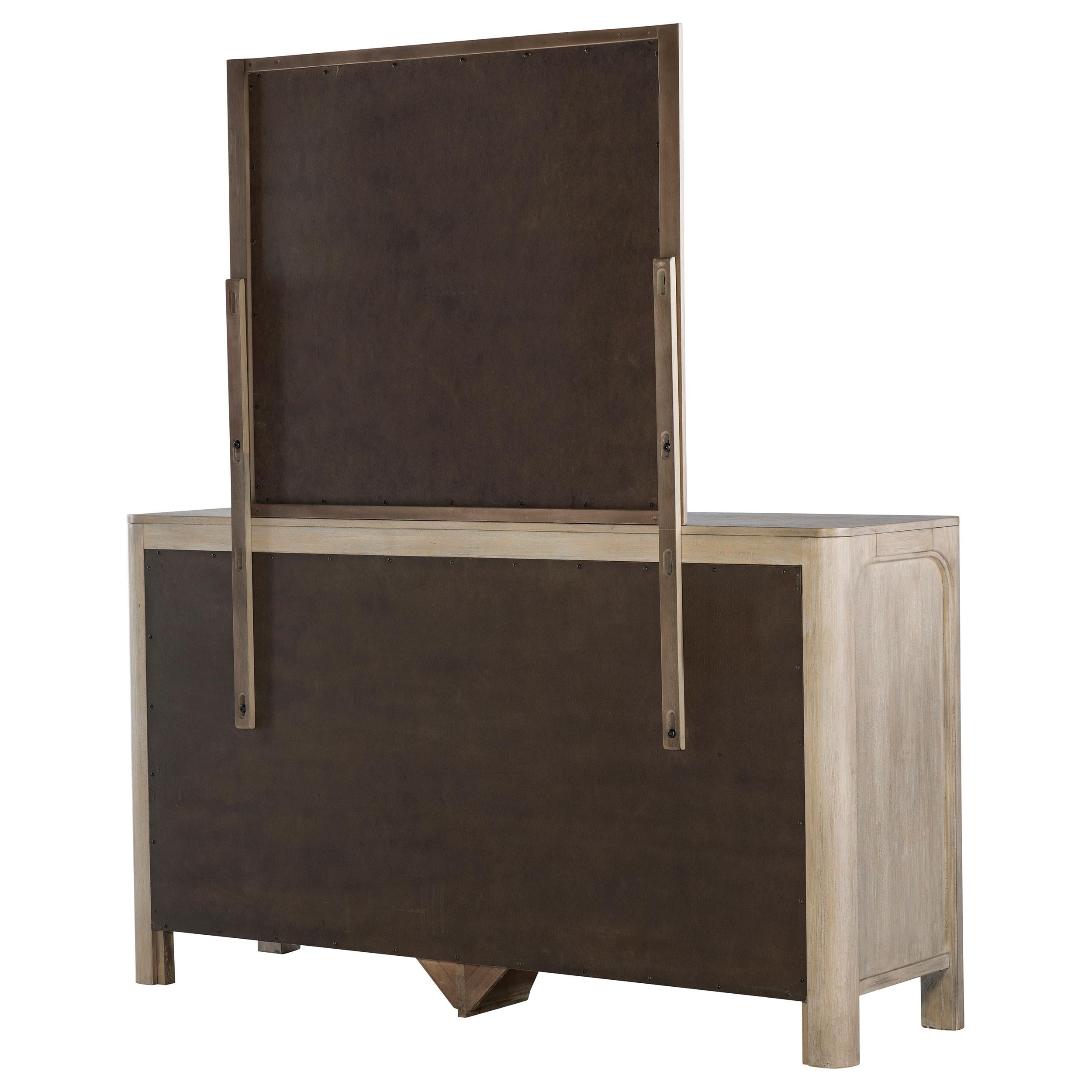  Coaster Furniture Solano 222523M 9-drawer Bedroom Dresser with Mirror - Weathered Mango IMAGE 7