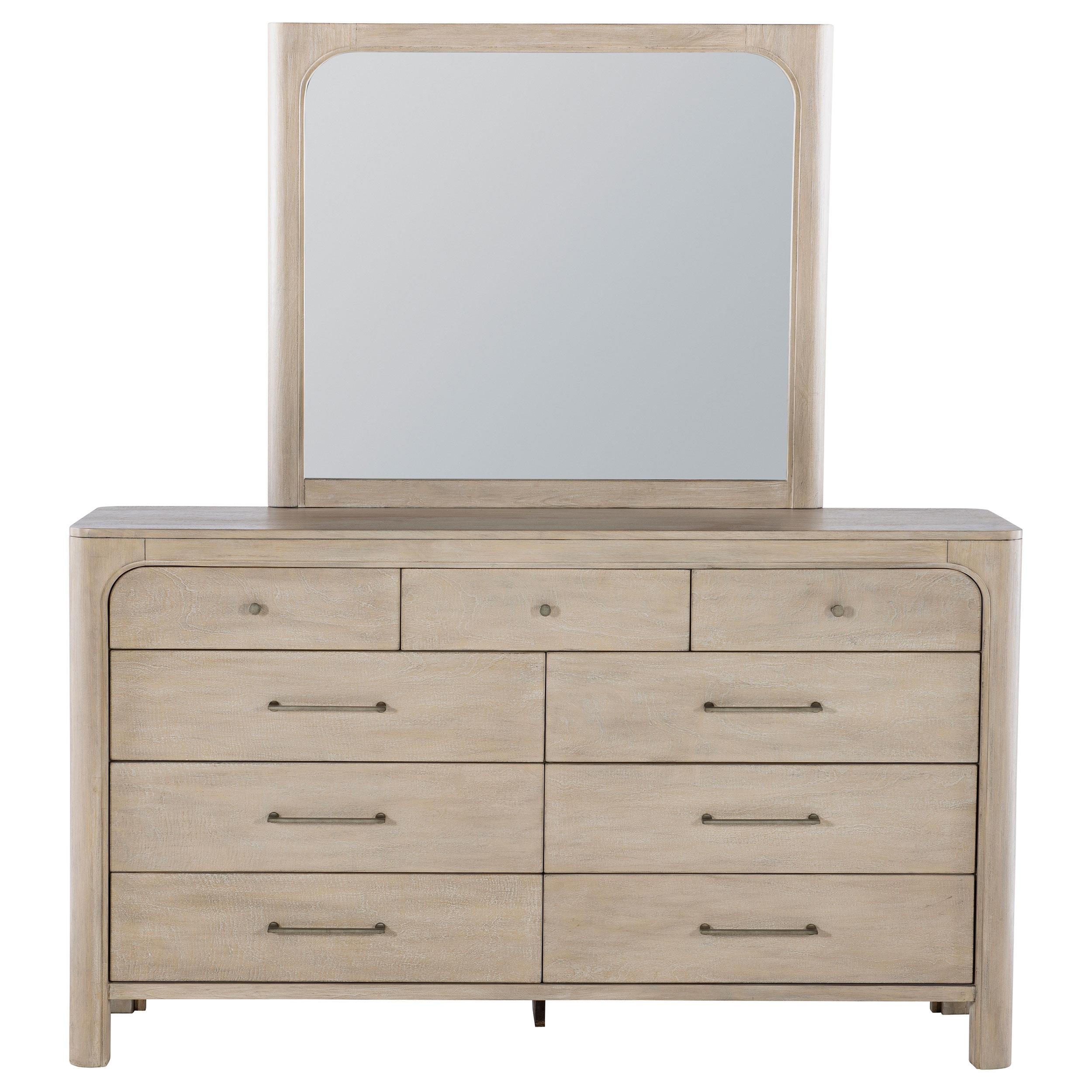  Coaster Furniture Solano 222523M 9-drawer Bedroom Dresser with Mirror - Weathered Mango IMAGE 8