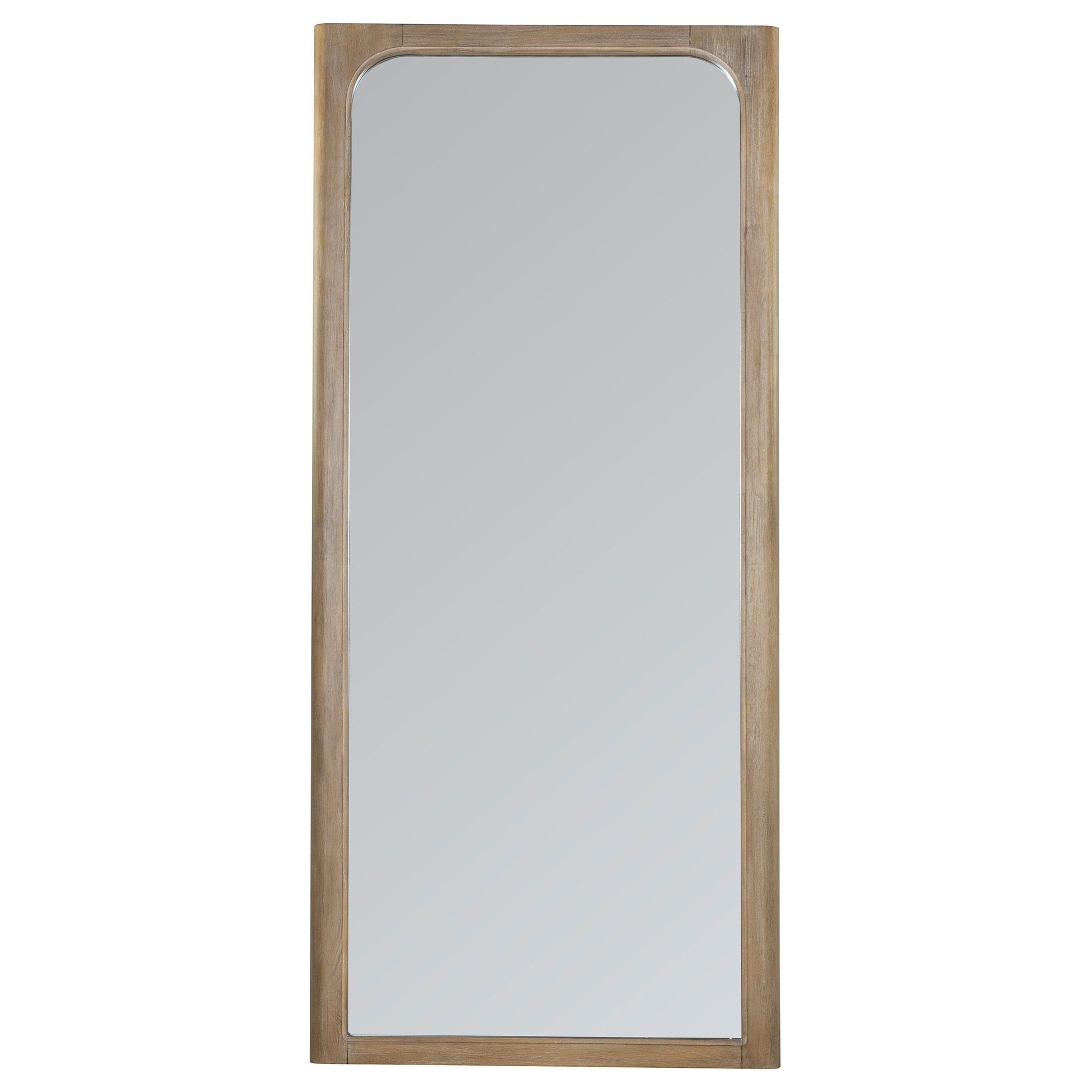  Coaster Furniture Solano 222528 80-inch Full Length Floor Mirror - Weathered Mango IMAGE 1