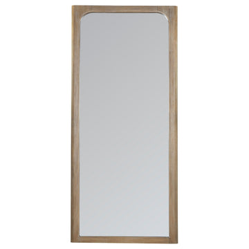  Coaster Furniture Solano 222528 80-inch Full Length Floor Mirror - Weathered Mango IMAGE 1