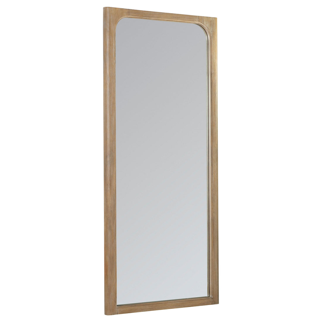  Coaster Furniture Solano 222528 80-inch Full Length Floor Mirror - Weathered Mango IMAGE 1