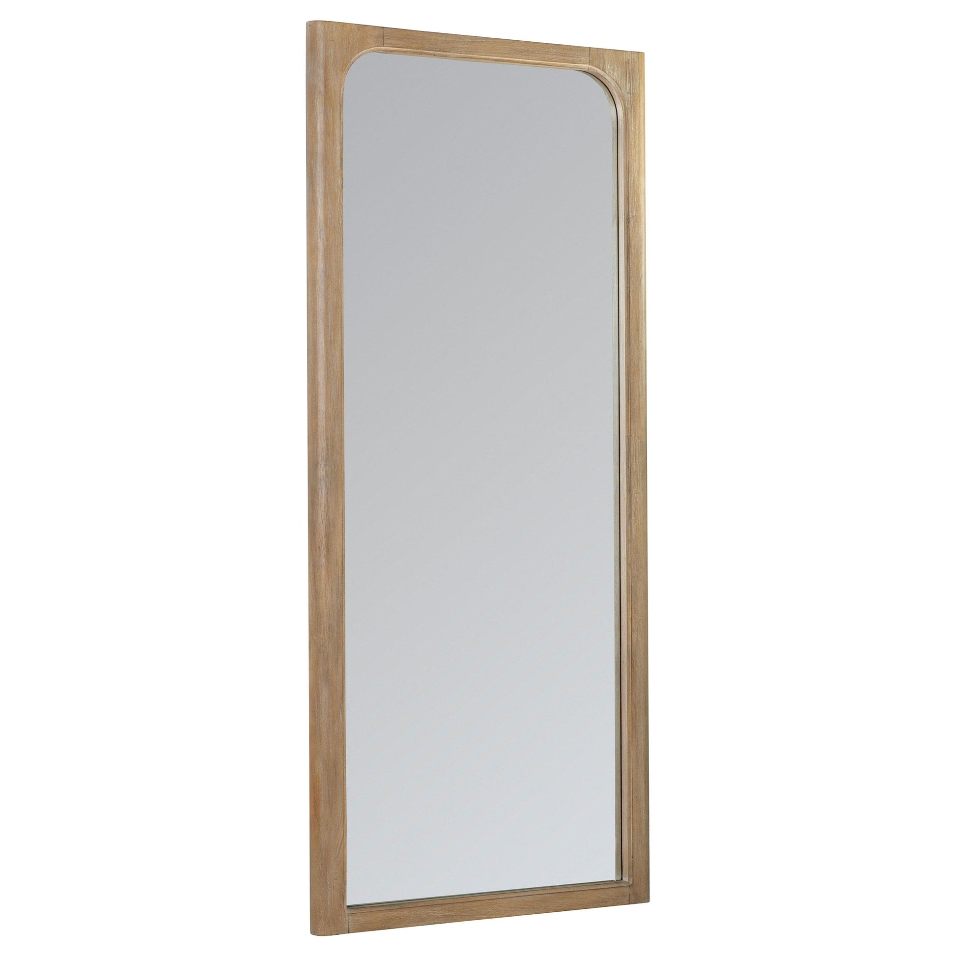  Coaster Furniture Solano 222528 80-inch Full Length Floor Mirror - Weathered Mango IMAGE 2