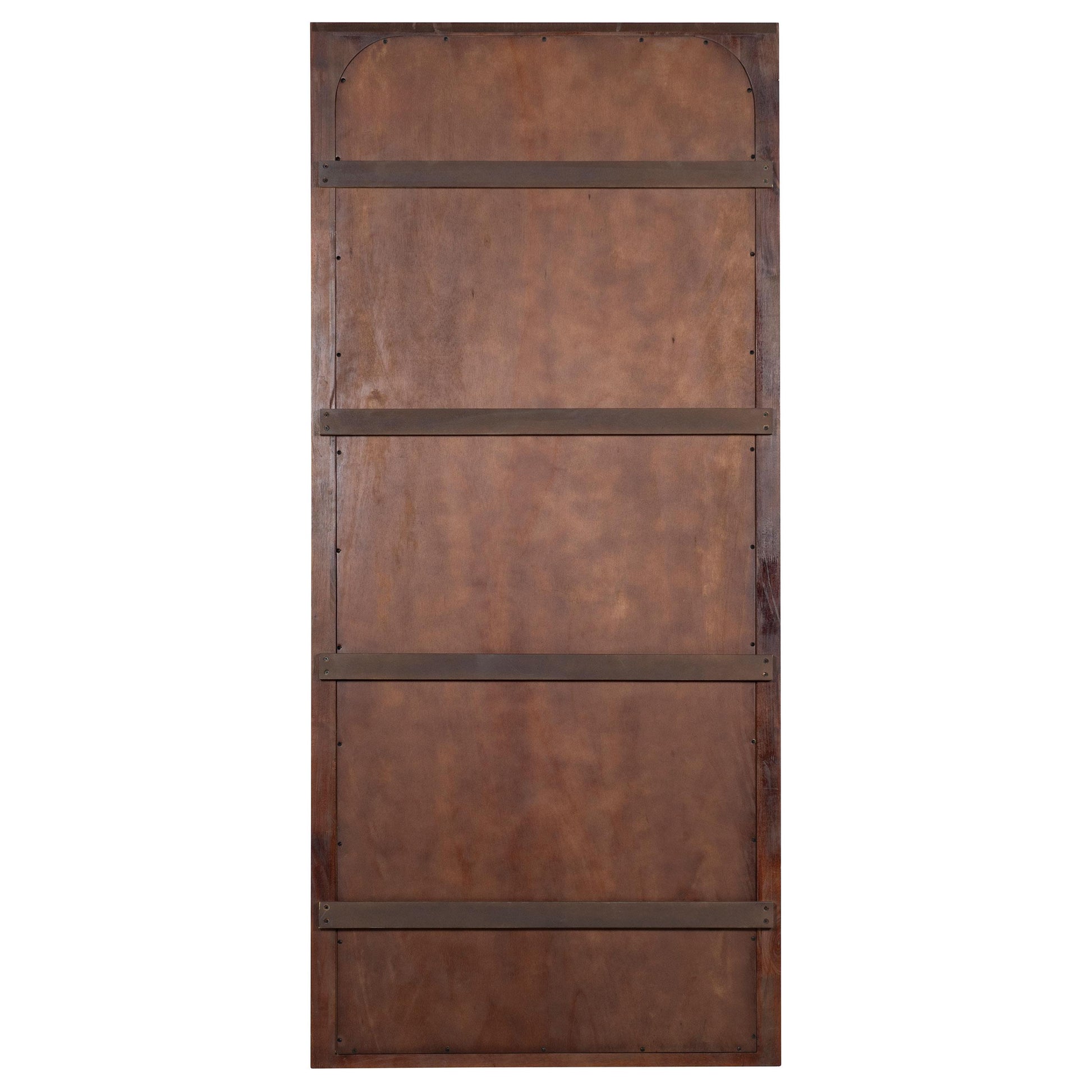  Coaster Furniture Solano 222528 80-inch Full Length Floor Mirror - Weathered Mango IMAGE 5