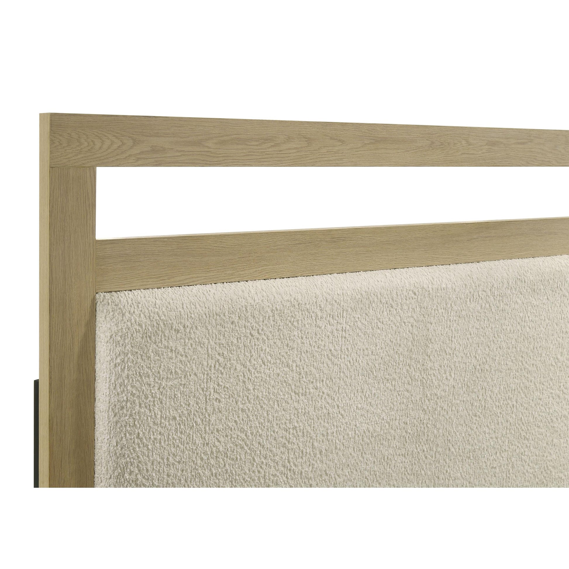  Coaster Furniture Hendricks 222651Q Queen Panel Headboard Platform Bed - Light Oak IMAGE 6