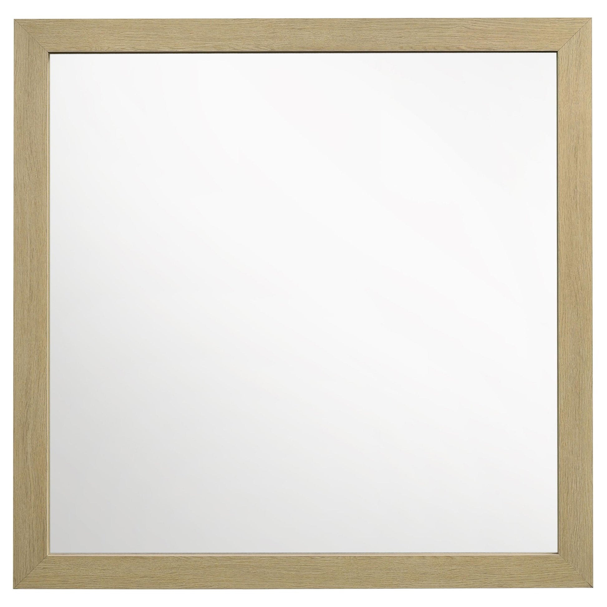  Coaster Furniture Hendricks 222654 Dresser Mirror - Light Oak IMAGE 2