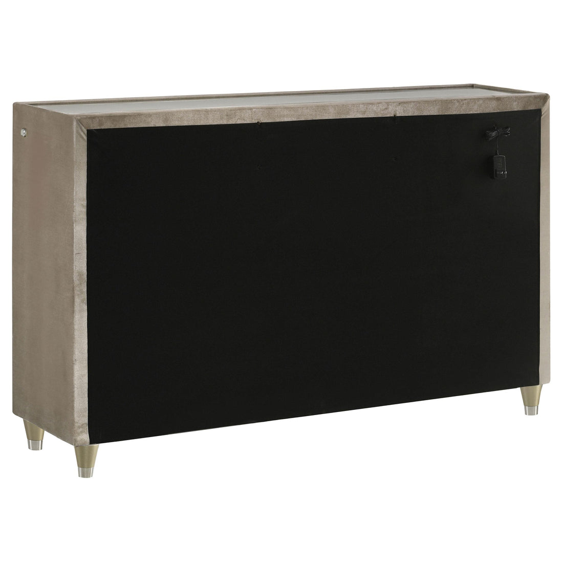  Coaster Furniture Lorient 222663 8-drawer LED Bedroom Dresser Cabinet - Ivory/Camel IMAGE 1