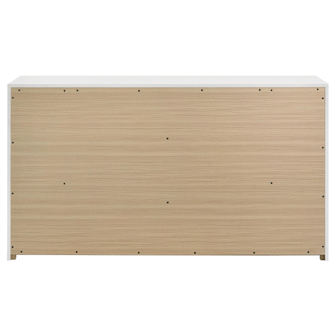  Coaster Furniture Ines 223093 6-drawer Bedroom Dresser Cabinet - White High Gloss IMAGE 1