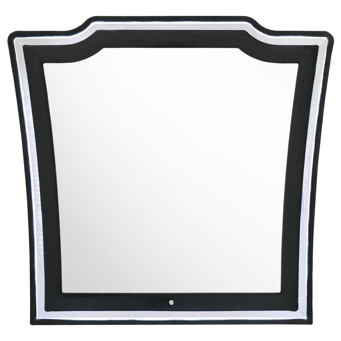  Coaster Furniture Lorient 223164 LED Dresser Mirror - Black IMAGE 1