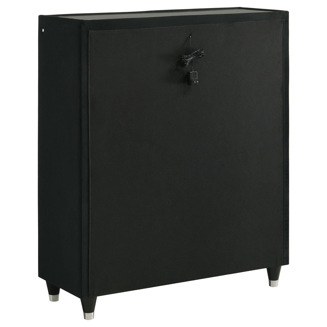  Coaster Furniture Lorient 223165 5-drawer LED Chest - Black IMAGE 1