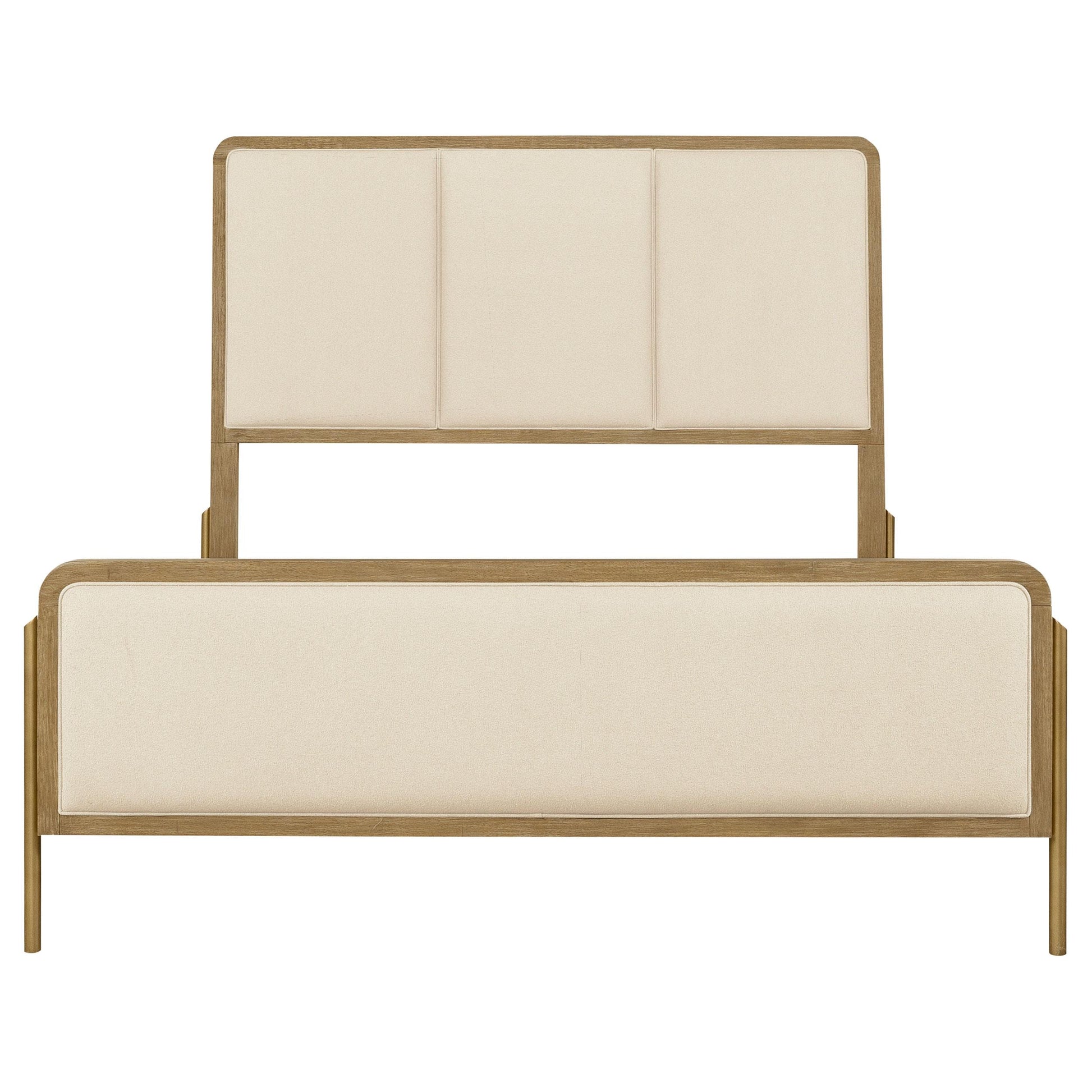  Coaster Furniture Arini 224301QCRM 56-inch Queen Panel Bed - Cream/Sand Wash IMAGE 6
