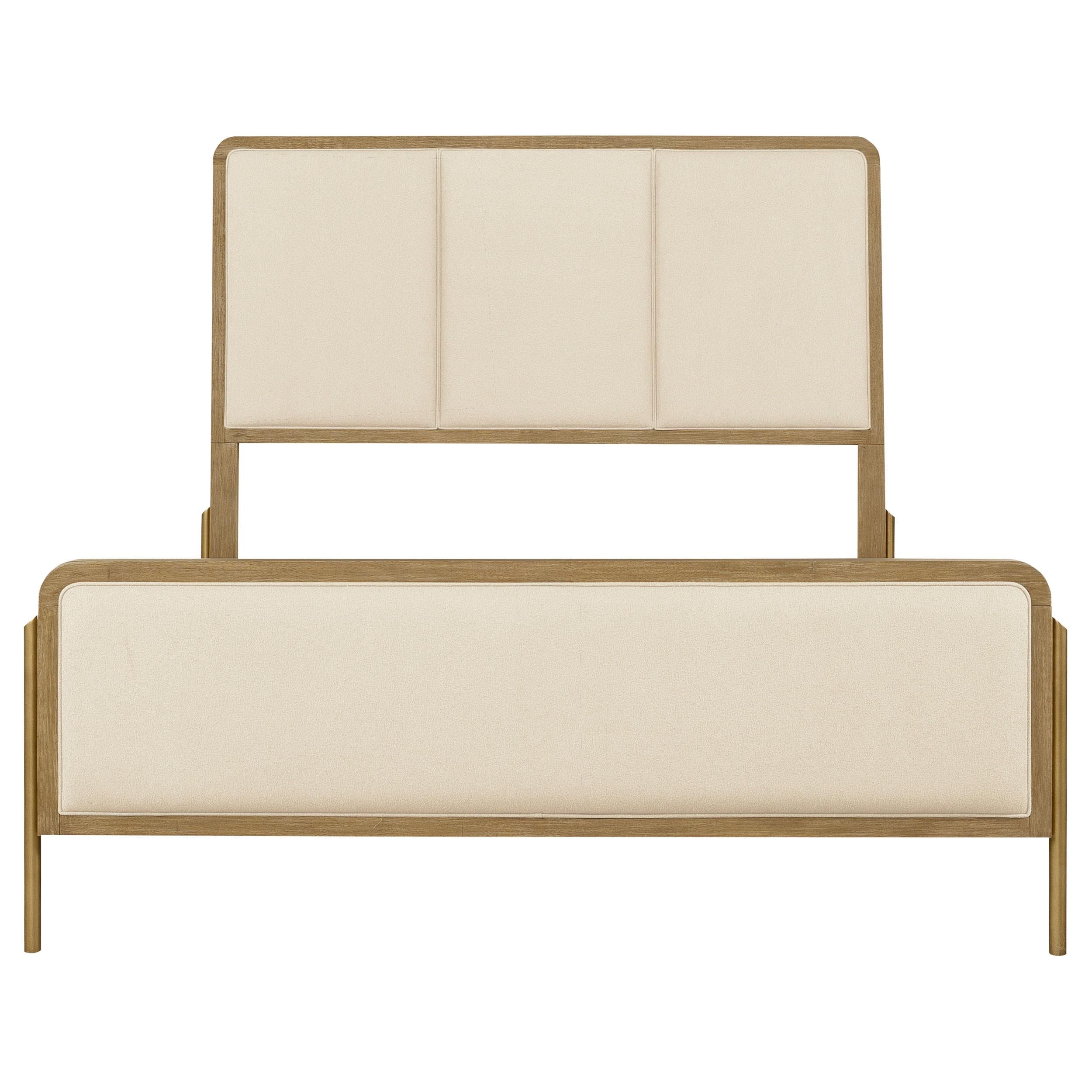  Coaster Furniture Arini 224301QCRM 56-inch Queen Panel Bed - Cream/Sand Wash IMAGE 6