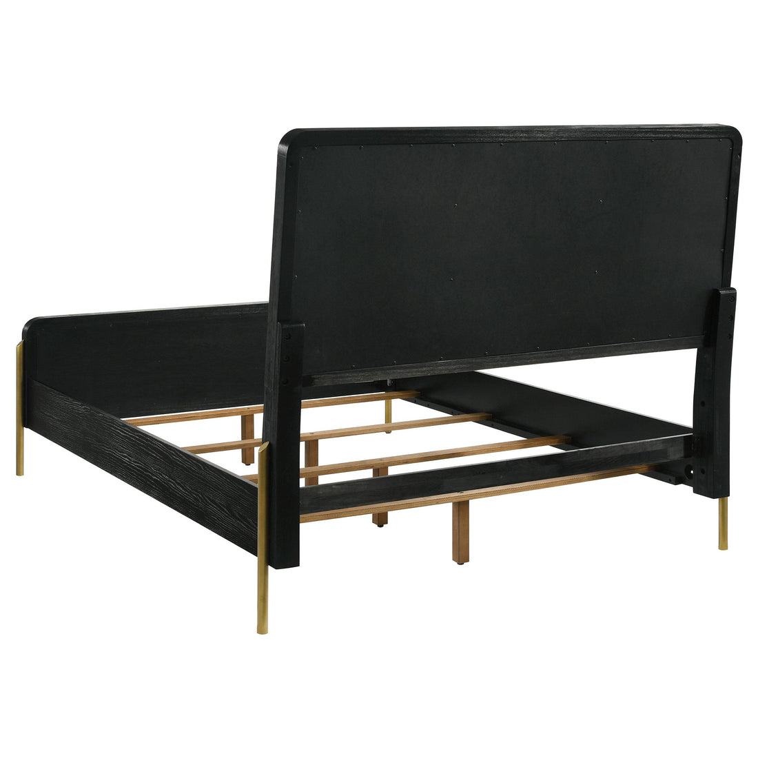  Coaster Furniture Arini 224331QCRM 56-inch Queen Panel Bed - Cream/Black IMAGE 1