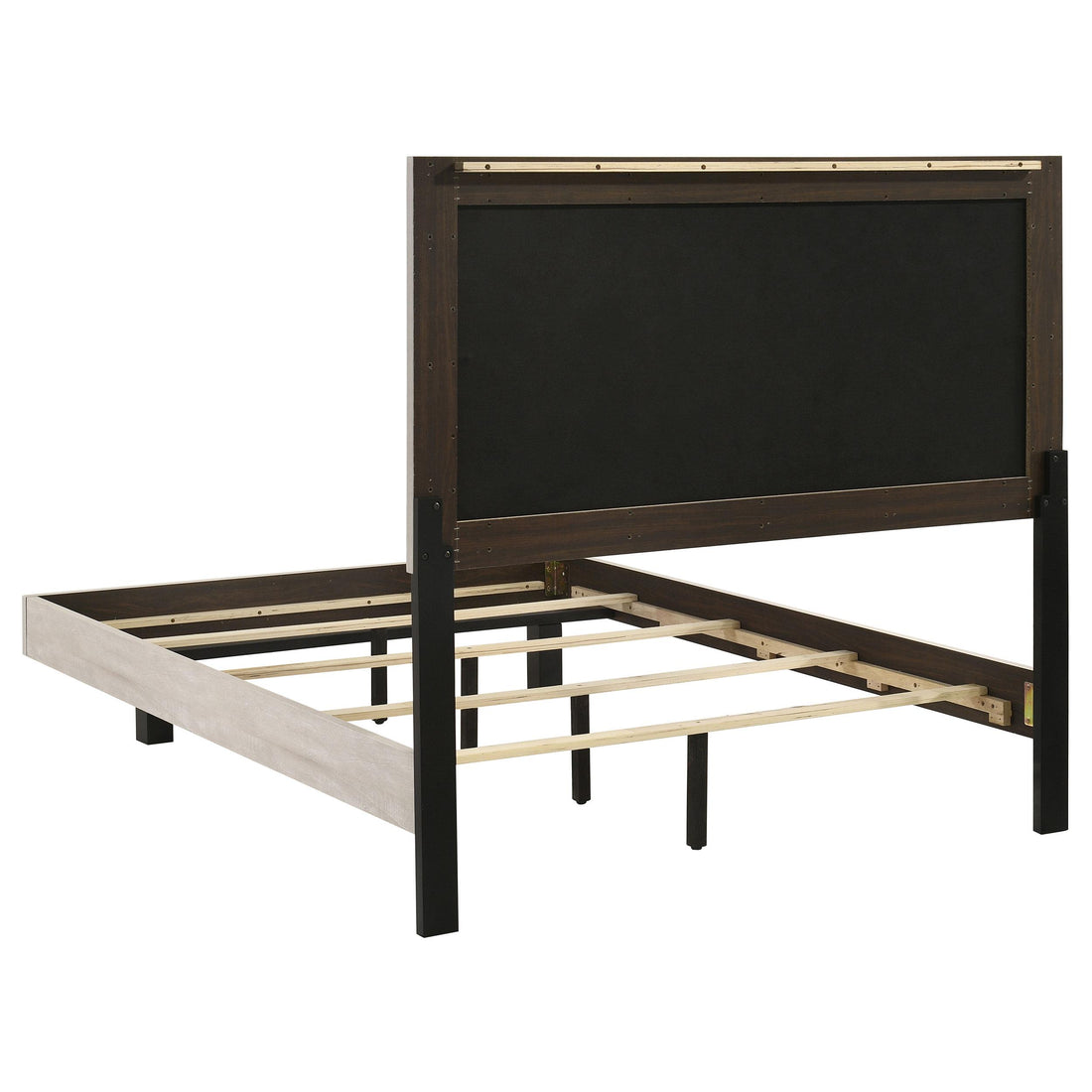  Coaster Furniture Trenton 225061F 54-inch Wood Full Panel Bed - Rustic Cream IMAGE 1
