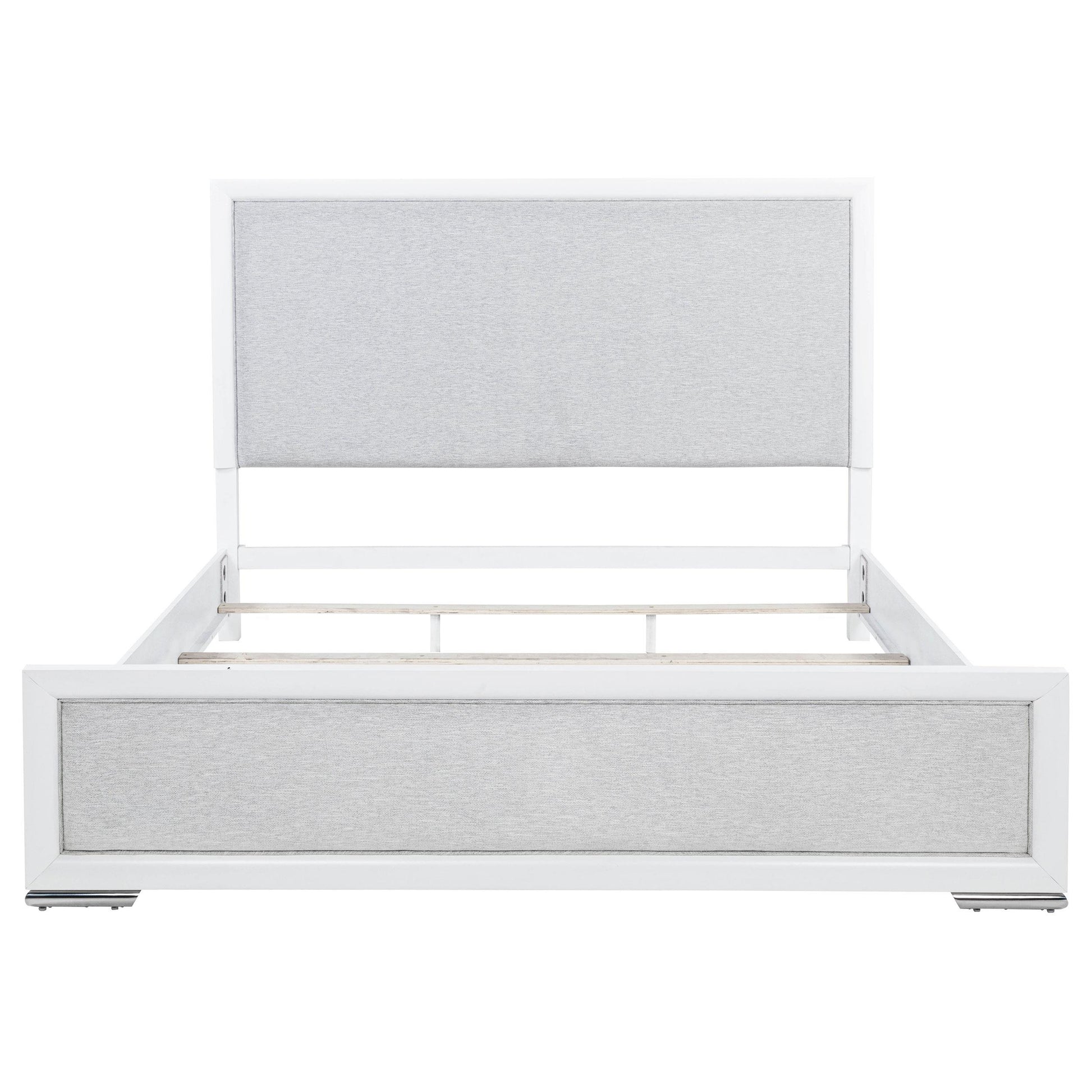 Coaster Furniture Gracemont 225071KE 57-inch Eastern King Panel Bed - Grey/White IMAGE 11