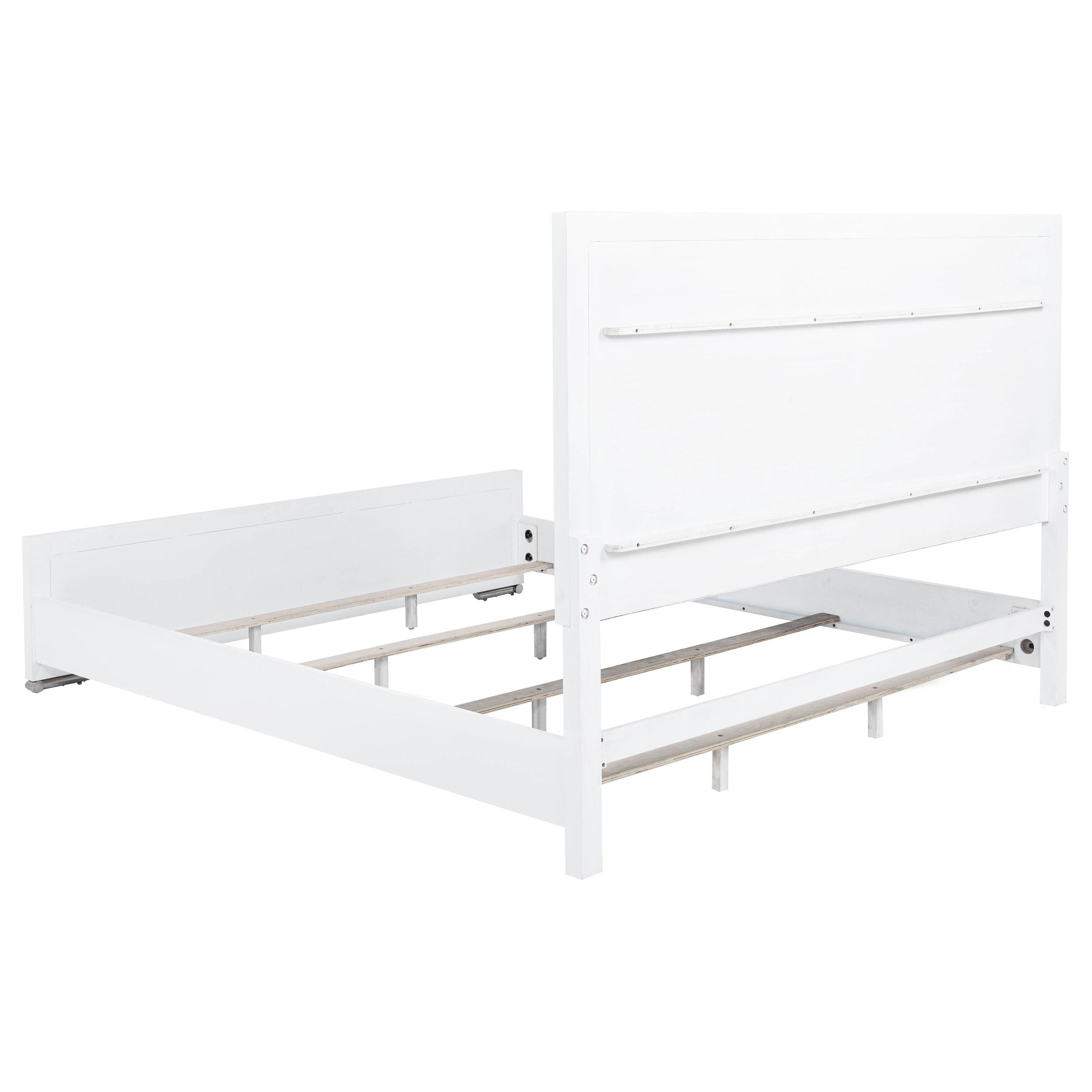  Coaster Furniture Gracemont 225071KE 57-inch Eastern King Panel Bed - Grey/White IMAGE 2