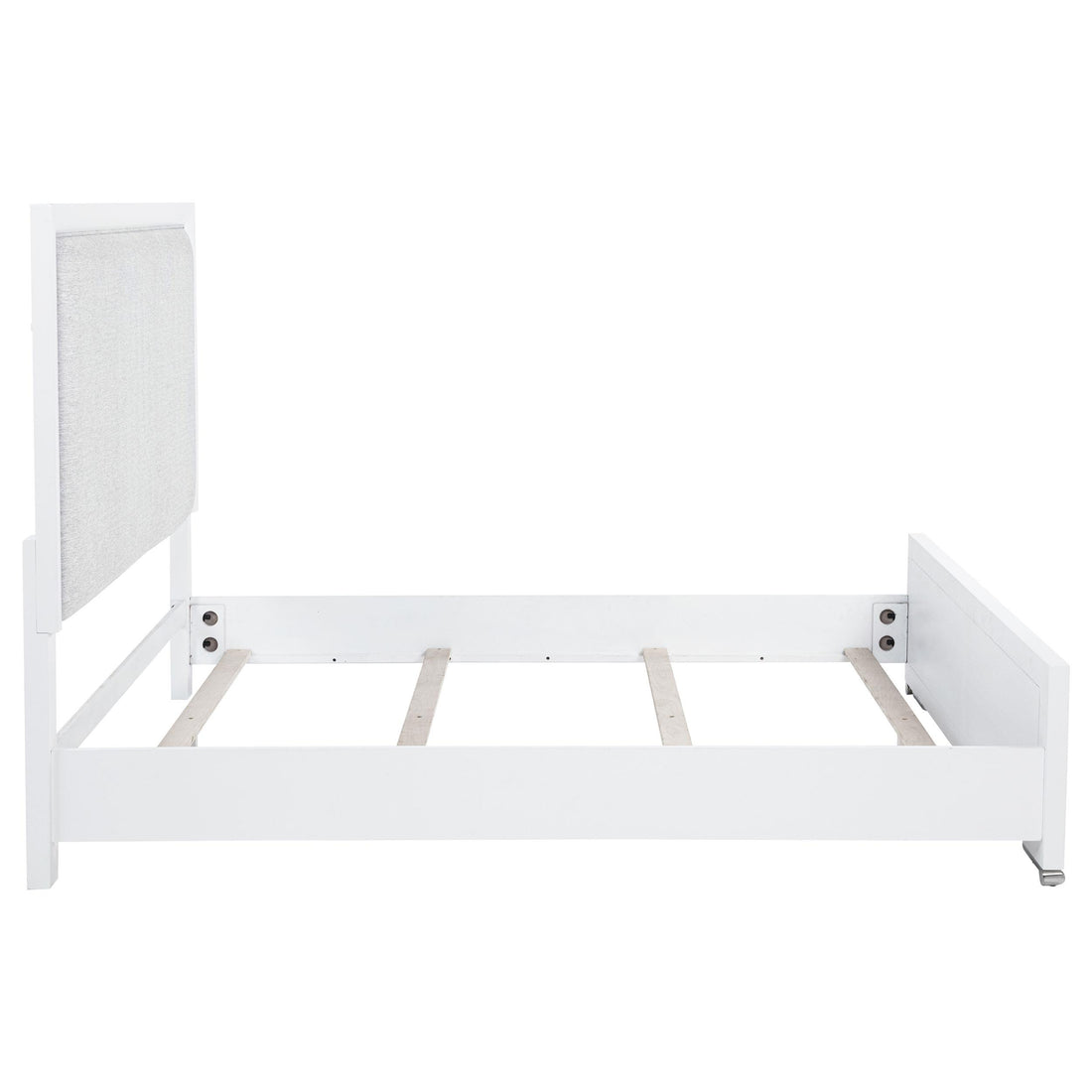  Coaster Furniture Gracemont 225071Q 57-inch Queen Panel Bed - Grey/White IMAGE 1