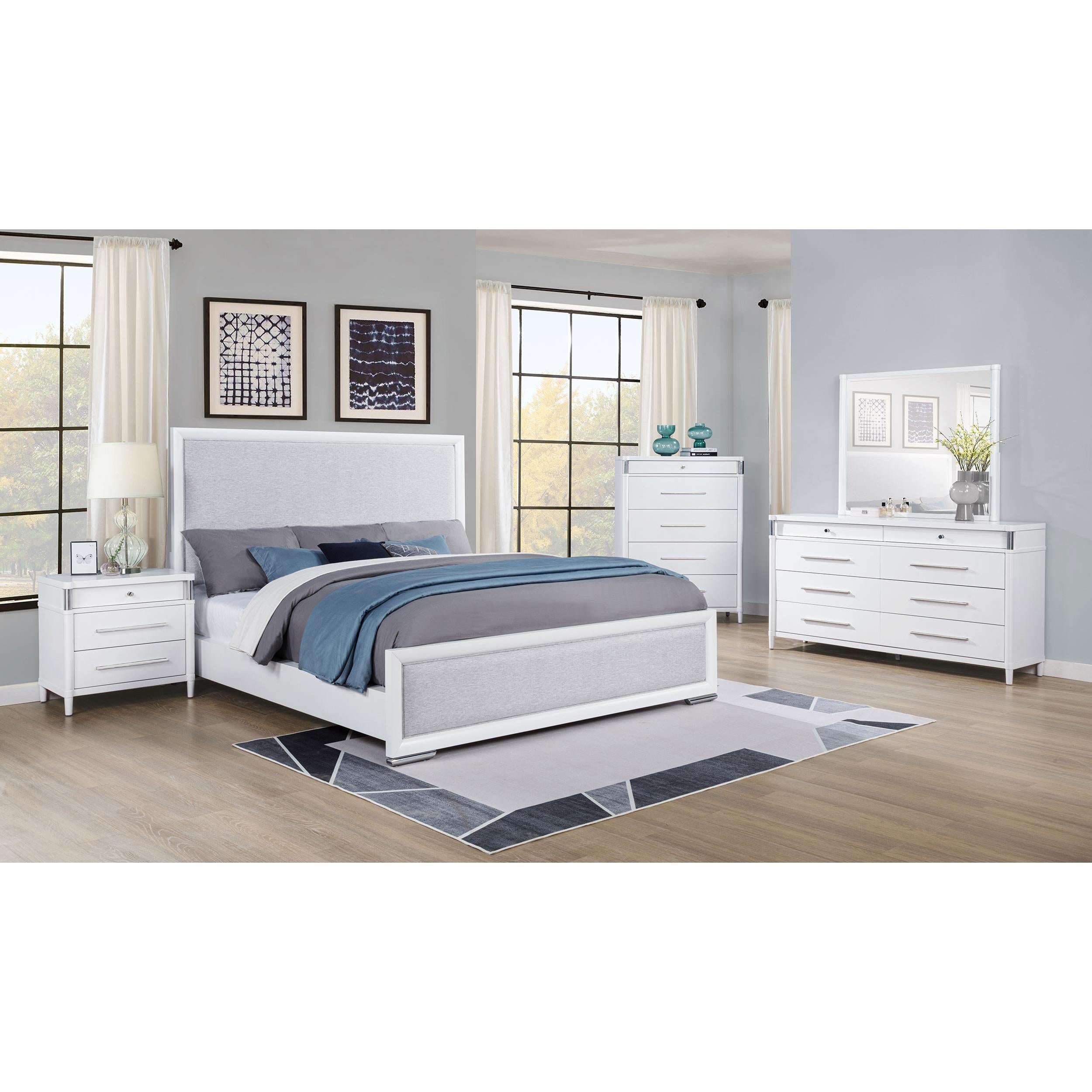  Coaster Furniture Gracemont 225072 3-drawer Bedroom Nightstand Bedside Table - White IMAGE 12