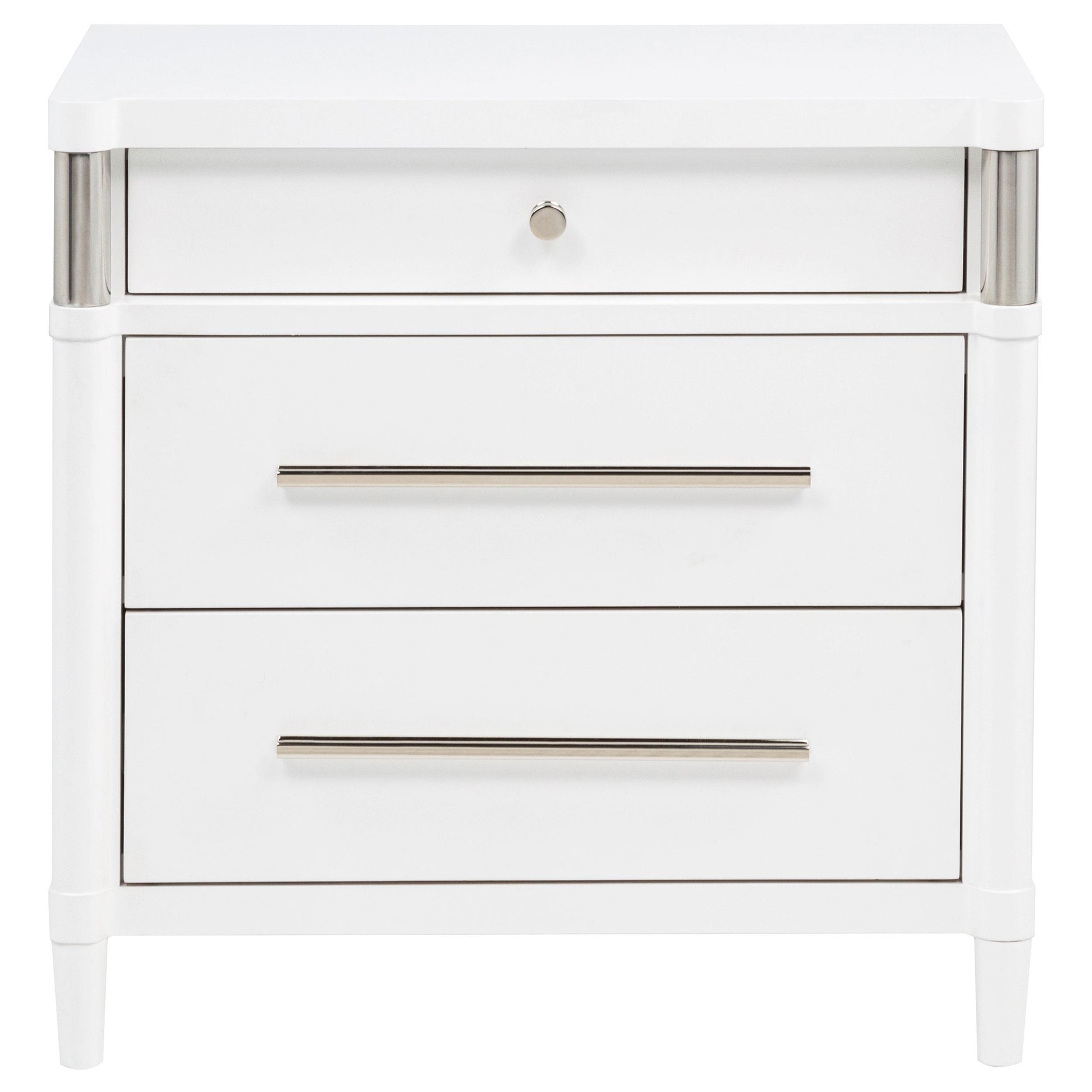  Coaster Furniture Gracemont 225072 3-drawer Bedroom Nightstand Bedside Table - White IMAGE 7