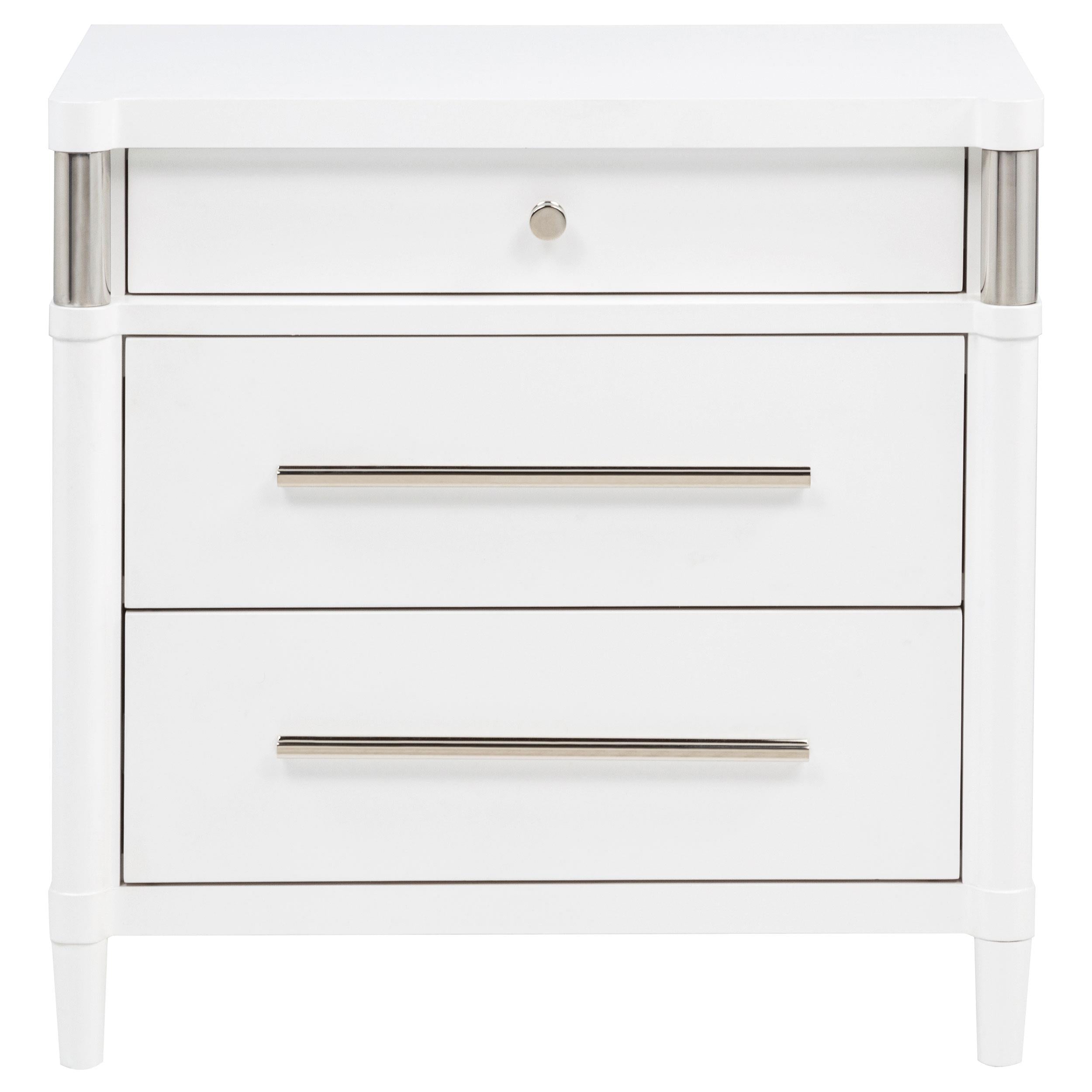  Coaster Furniture Gracemont 225072 3-drawer Bedroom Nightstand Bedside Table - White IMAGE 7