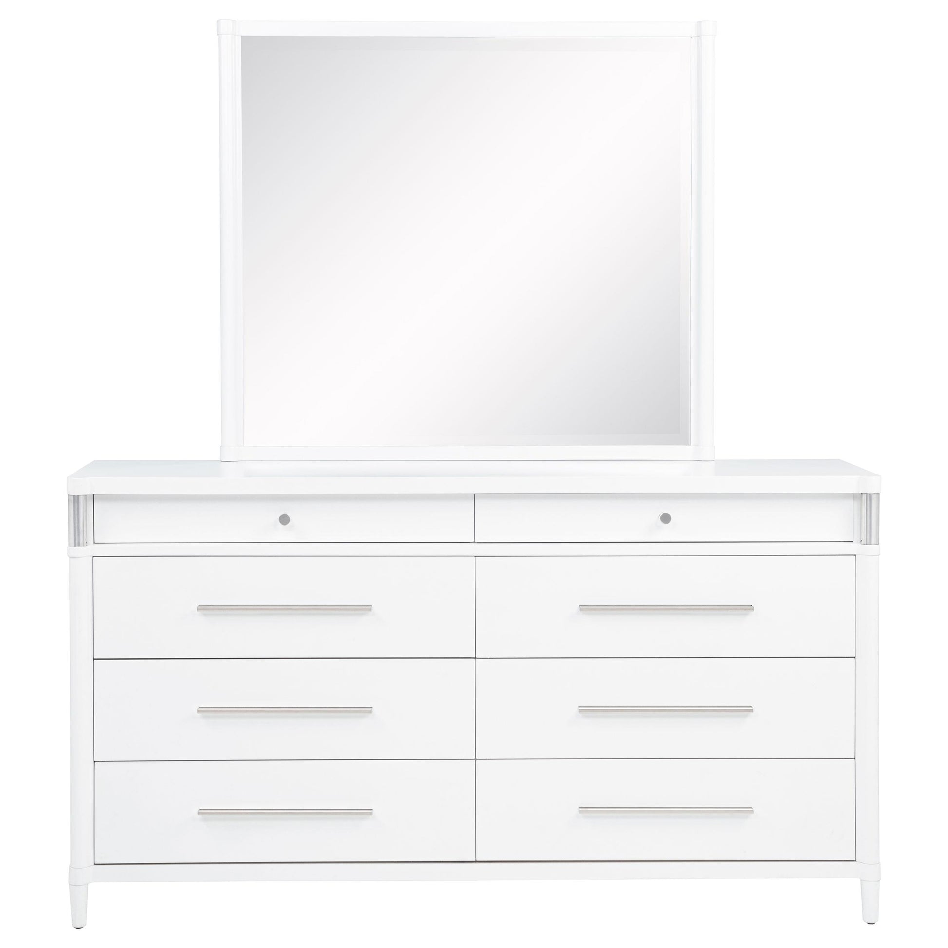  Coaster Furniture Gracemont 225073M 8-drawer Bedroom Dresser with Mirror - White IMAGE 13